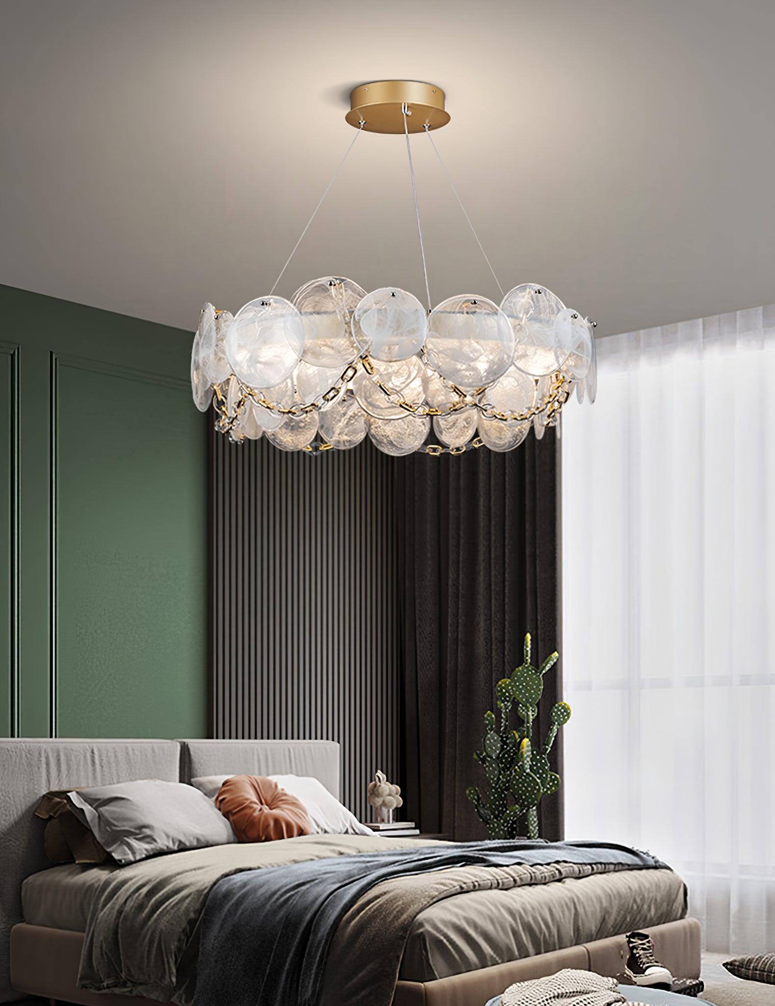 Ruby Luxury Glass Chandelier - Blowlighting