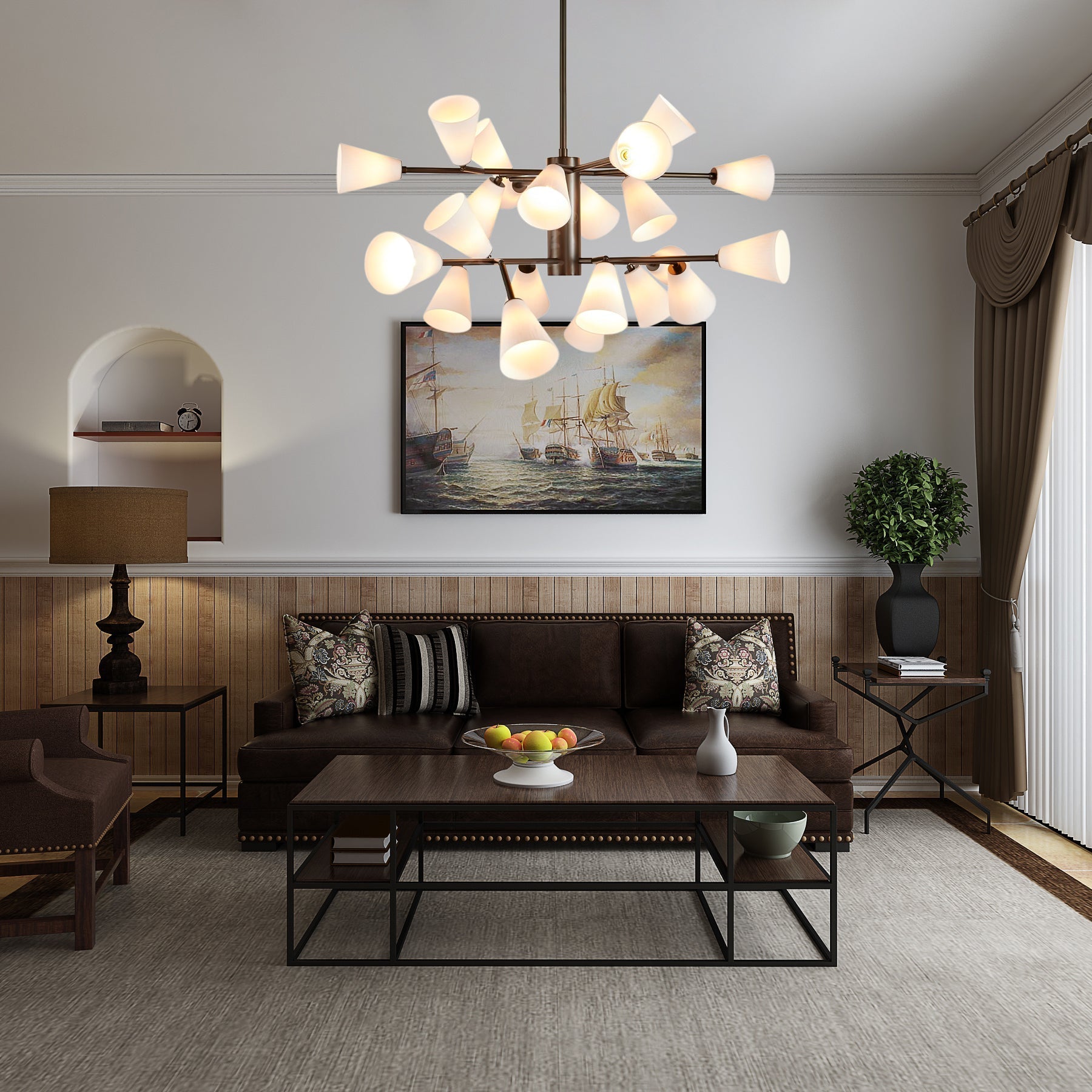 Lily Luxury Metal Chandelier - Blowlighting