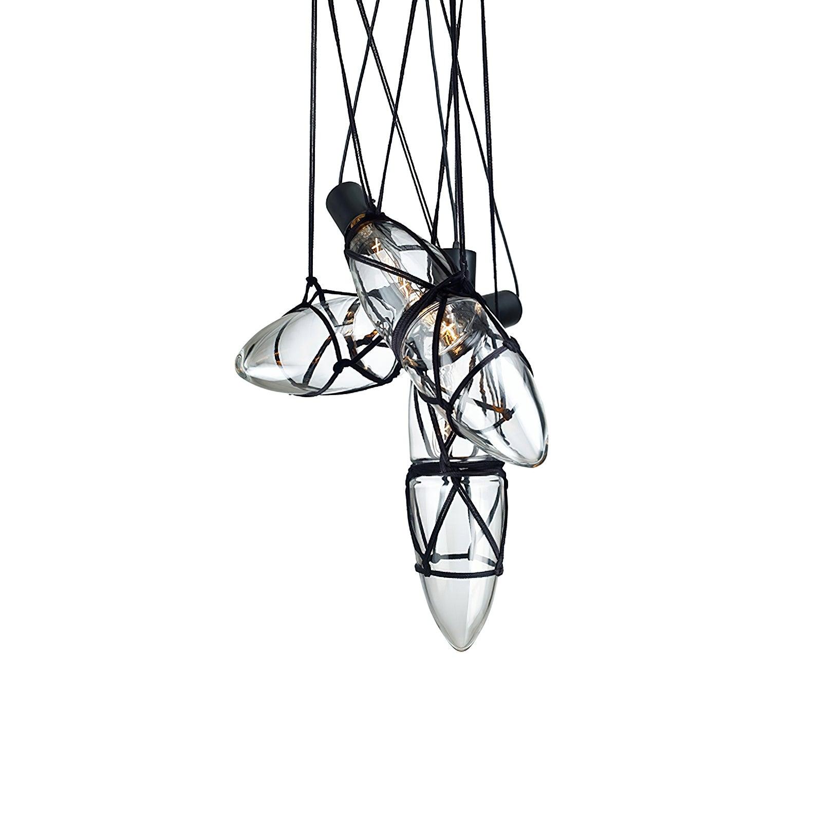 Castaway Bottle Glass Pendant Lamp - Blowlighting