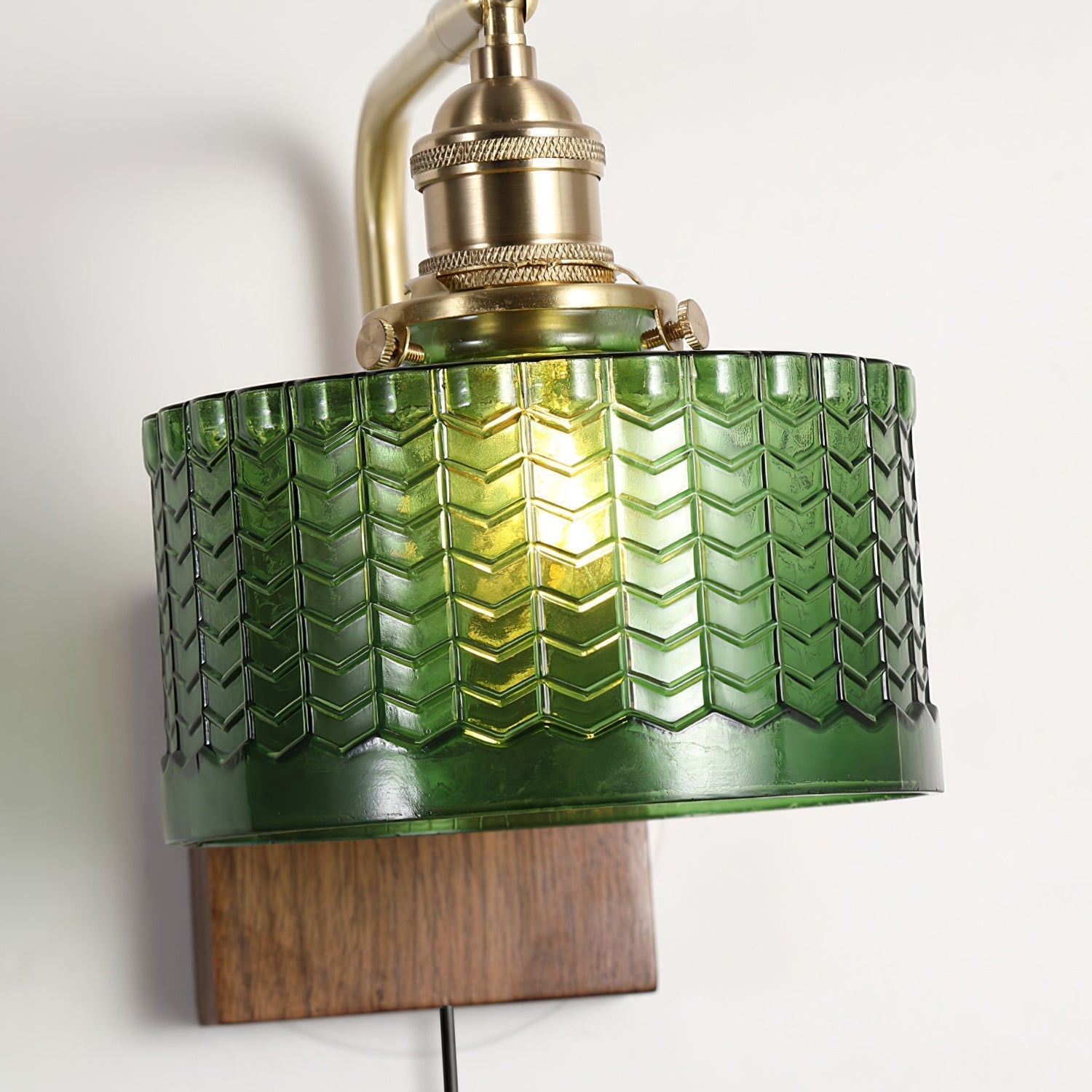 Valentina Lampada da Parete Emerald Glow con Spina