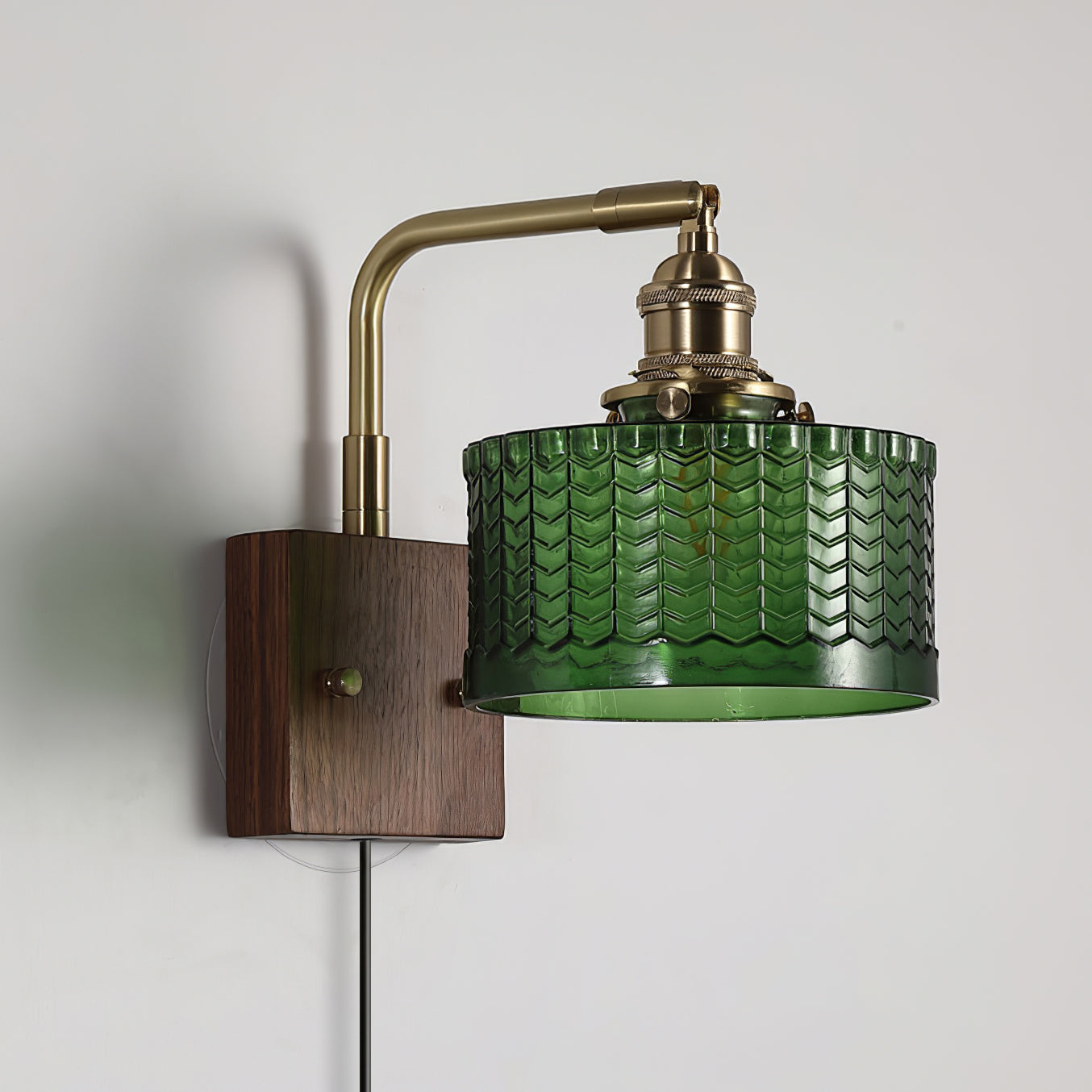 Valentina Lampada da Parete Emerald Glow con Spina