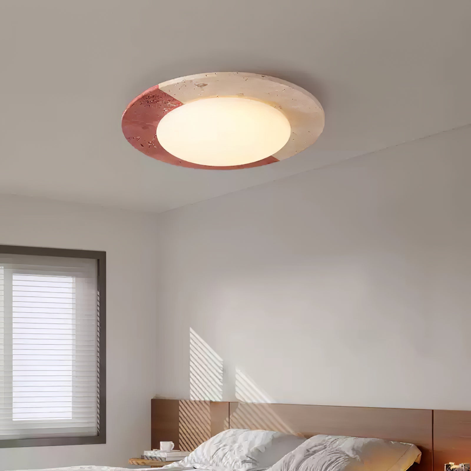Zeraeos Travertine Ceiling Light - Neutralighting