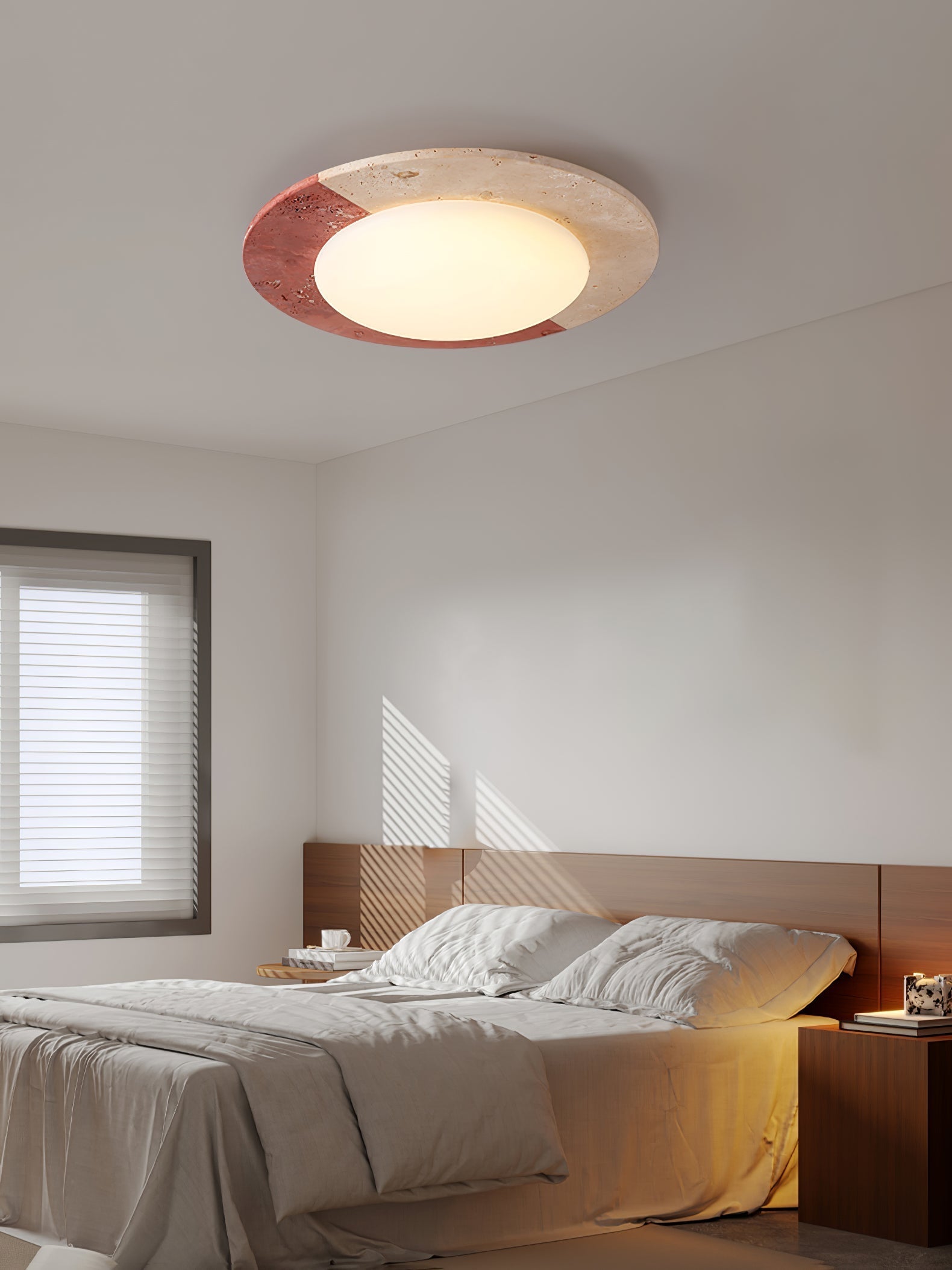 Zeraeos Travertine Ceiling Light - Neutralighting
