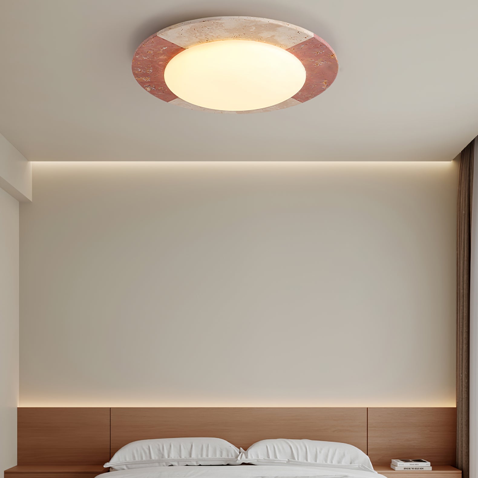 Zeraeos Travertine Ceiling Light - Neutralighting