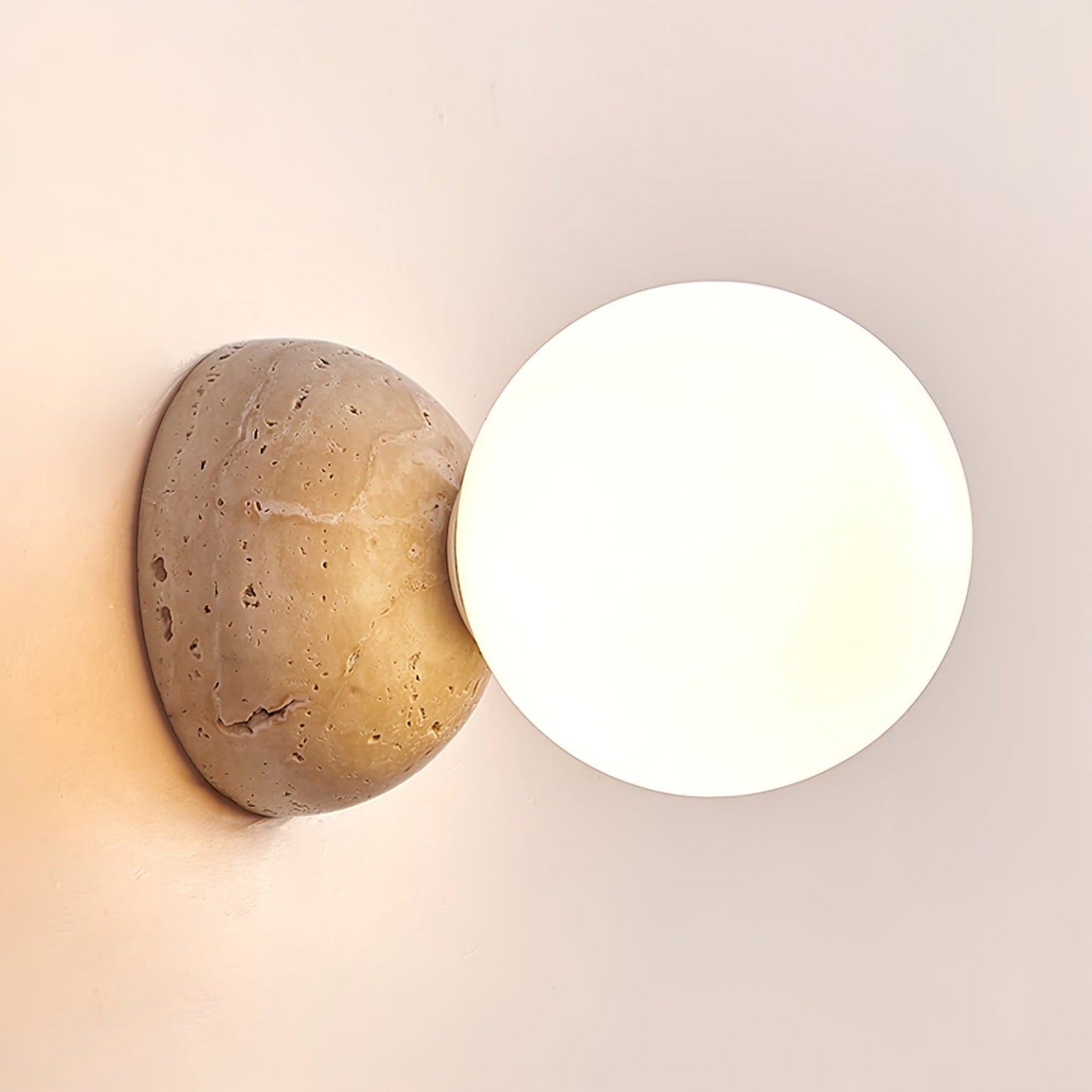 Cethair Travertine Wall Light - Neutralighting