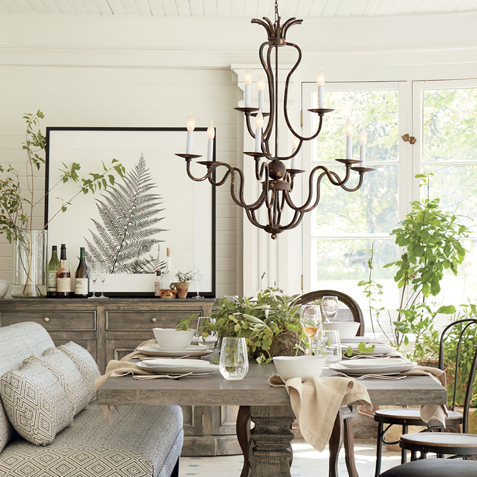 Bolt Vintage Industrial Luxury Bronze Metal Chandelier - Lamp Copper