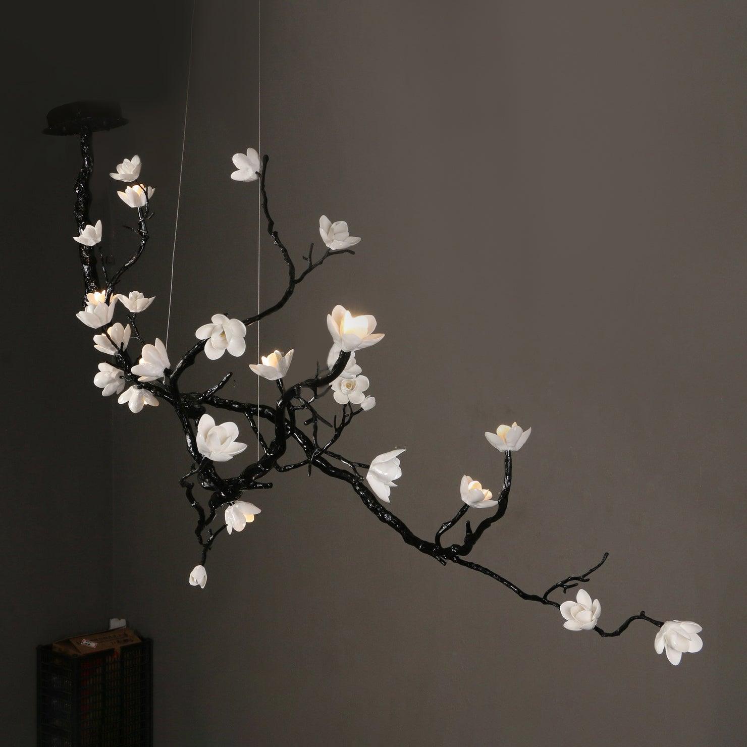 Ceramic Flower Chandelier - Blowlighting