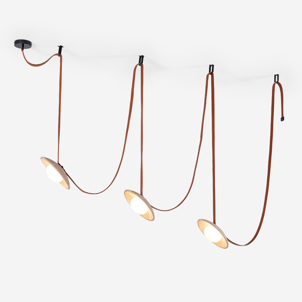 Ritta Chandelier Travertine Multi-Pendant - Letslighting