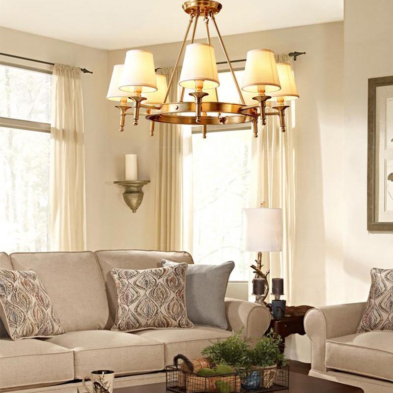 Antique Brass Chandelier - Blowlighting