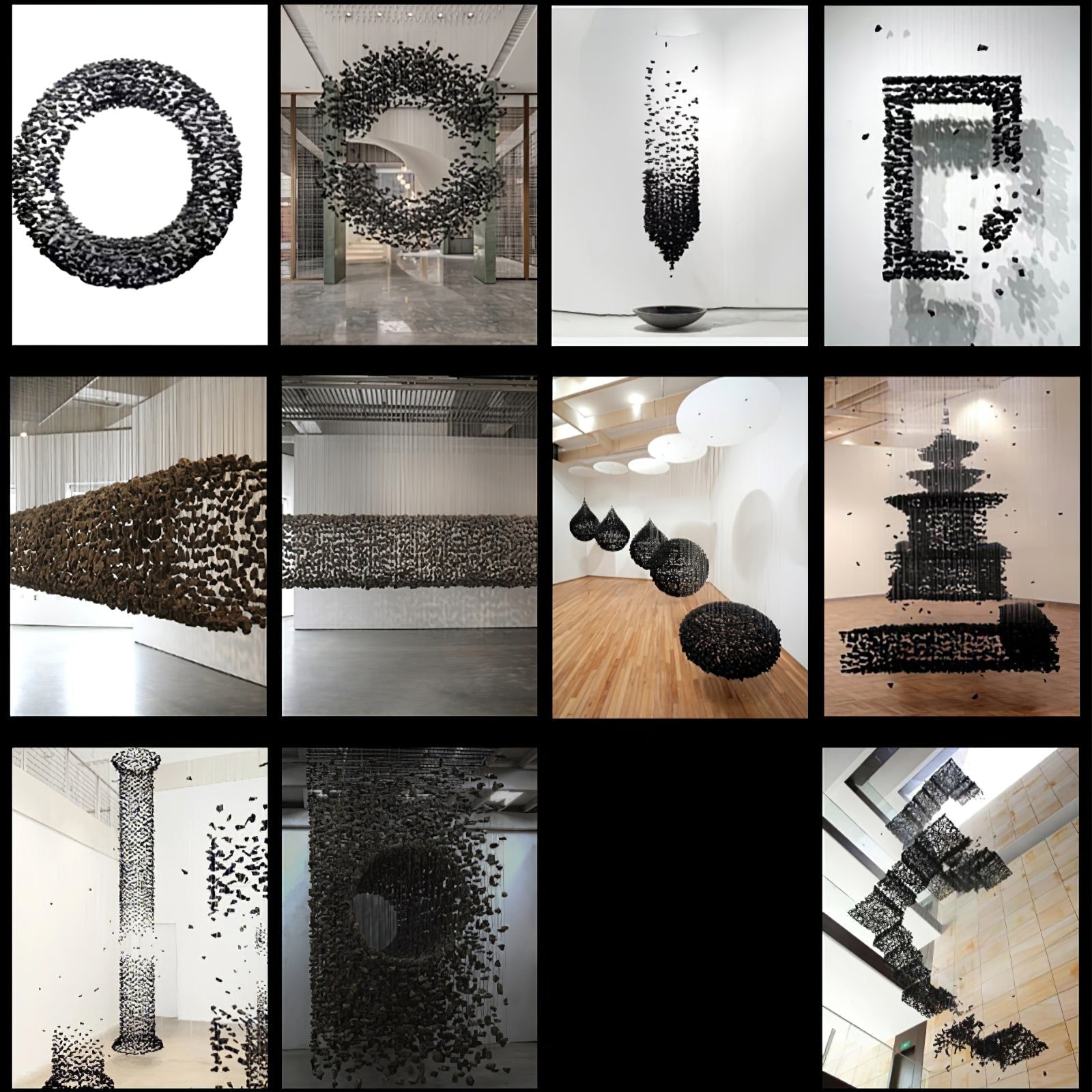 Black Stones Chandeliers - Blowlighting
