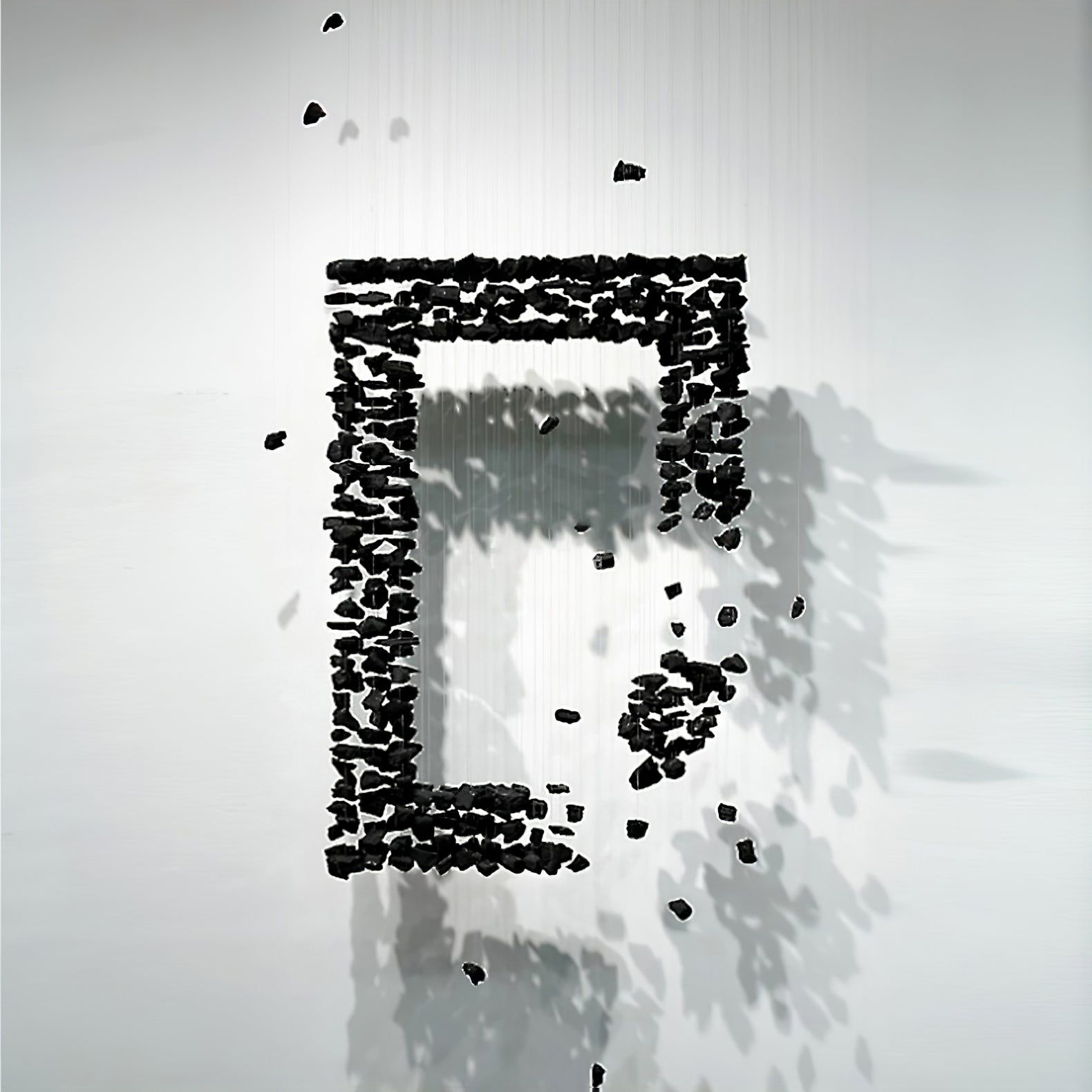 Arsilus Charcoal Stone Sculptural Chandelier - Blowlighting