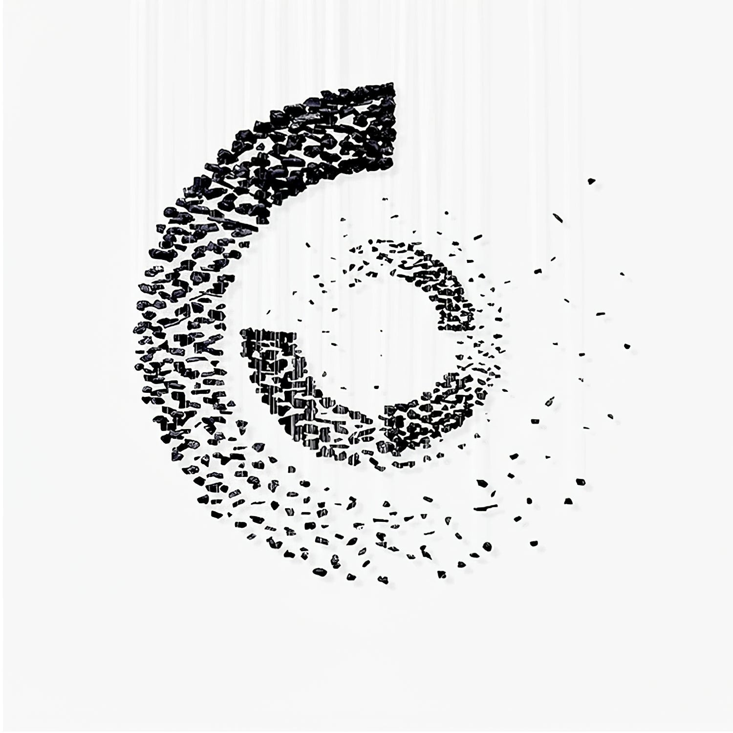 Arsilus Charcoal Stone Sculptural Chandelier Orbicular - Blowlighting