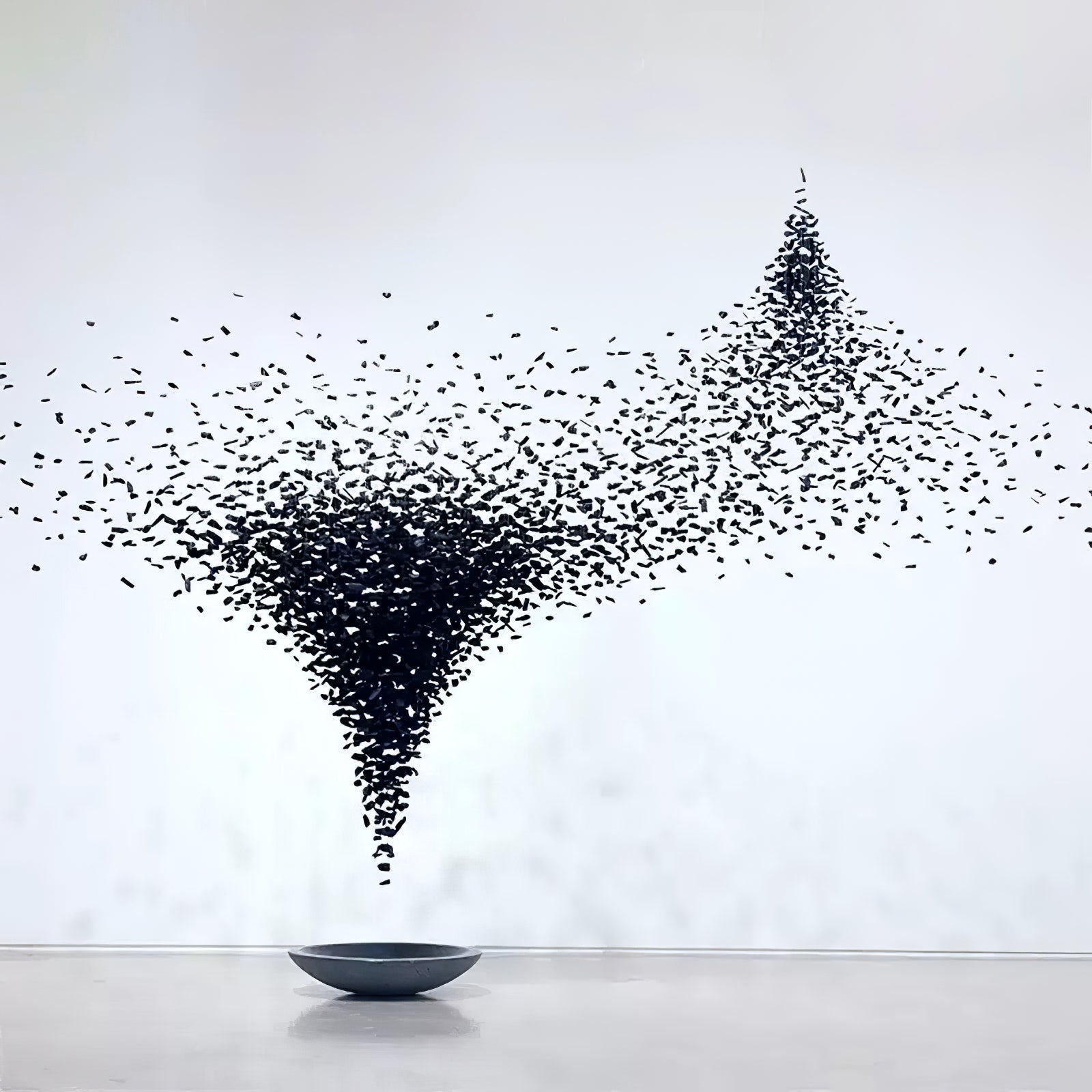 Arsilus Charcoal Stone Sculptural Chandelier - Blowlighting