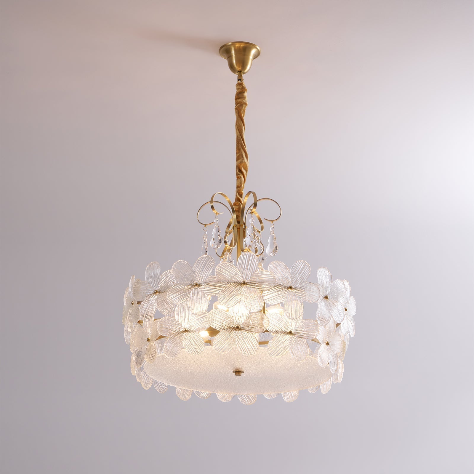 Kite Postmodern Luxury Art Unique Metal Glass Chandelier - Lamp Copper