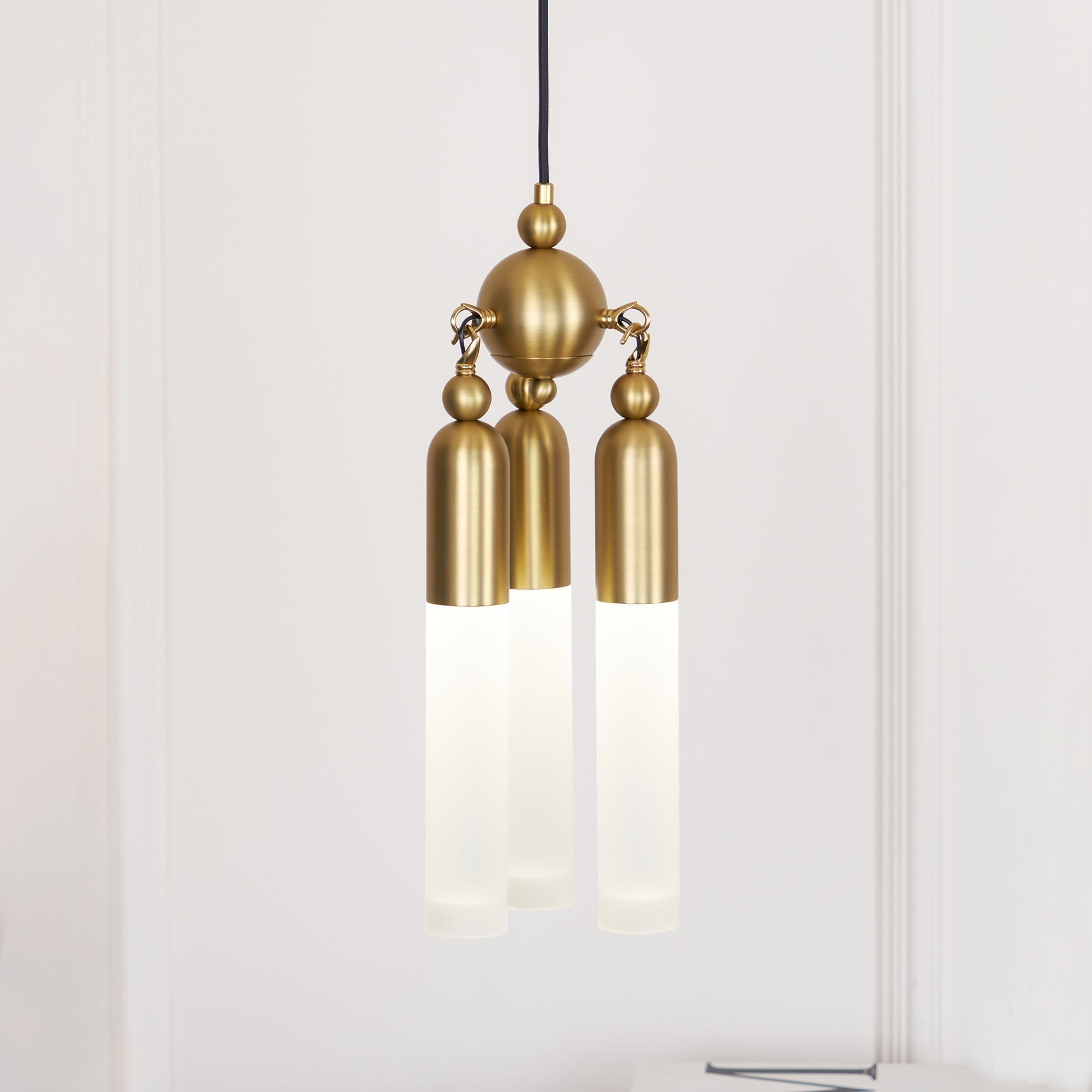Tilt Modern Minimalist Metal Acrylic Pendant Lamp - Lamp Copper