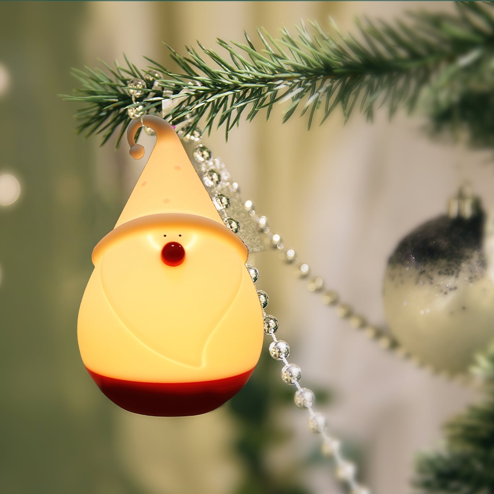 Snowman Night Light (built-in battery) - Lamp Copper