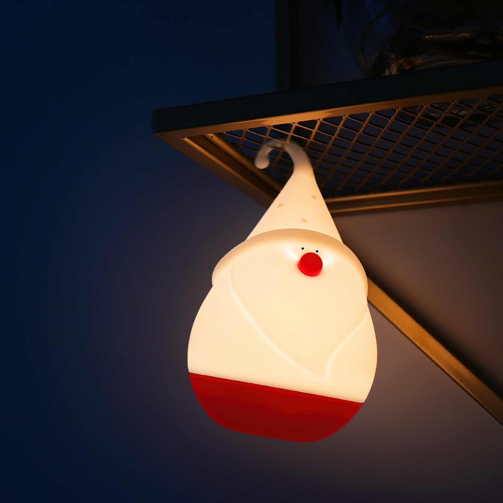 Snowman Night Light (built-in battery) - Lamp Copper