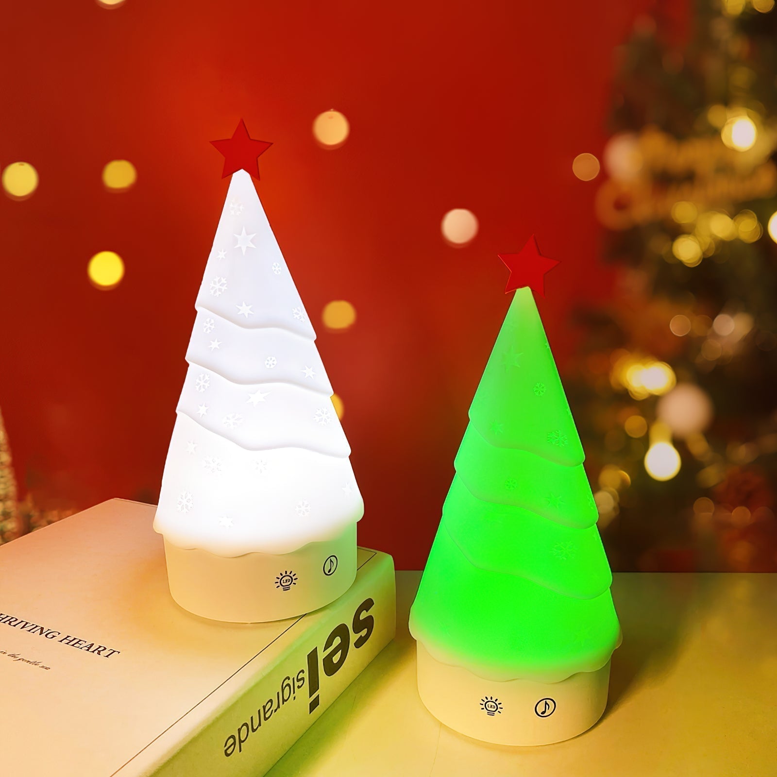 Tree Night Light (built-in battery) - Lamp Copper