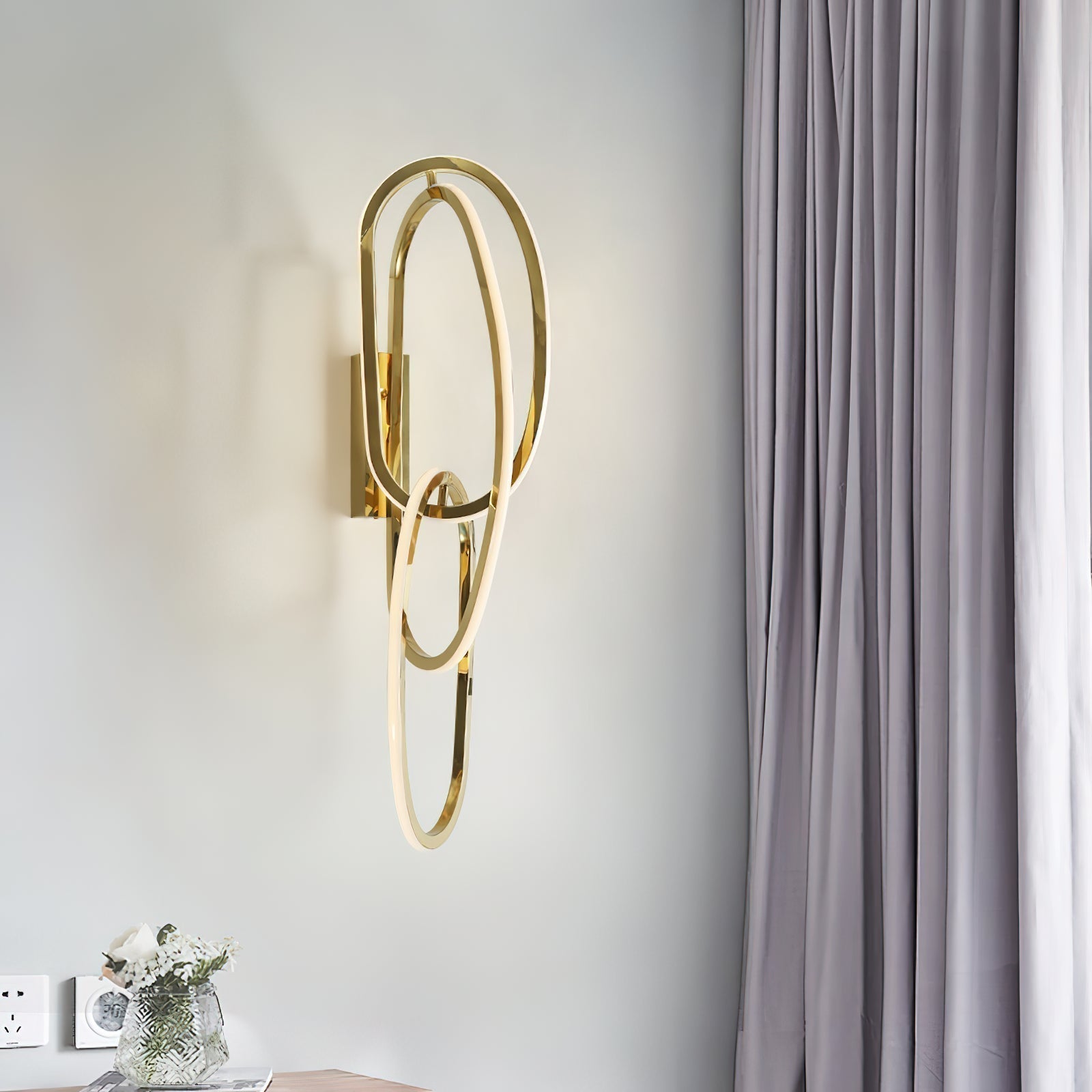 Urge LED Modern Minimalist Acrylic Metal Wall Lamp - Lamp Copper