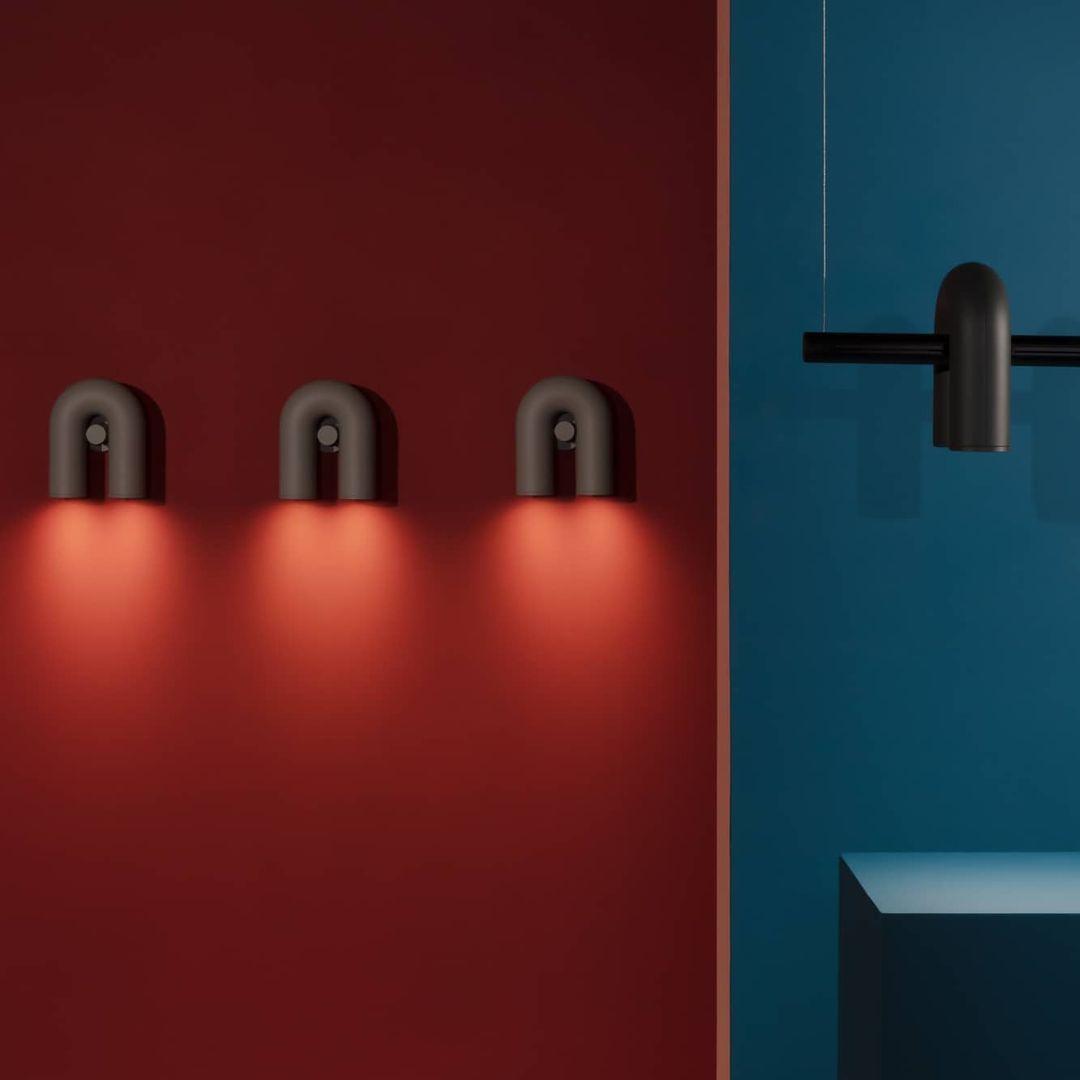 Arisha Moderno LED A Forma di U Metallo Letto Applique Camera da