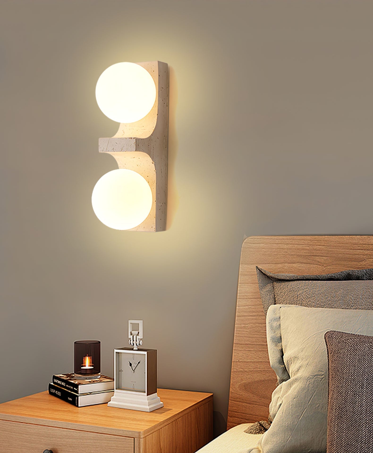 Umiren Travertine Wall Light - Neutralighting