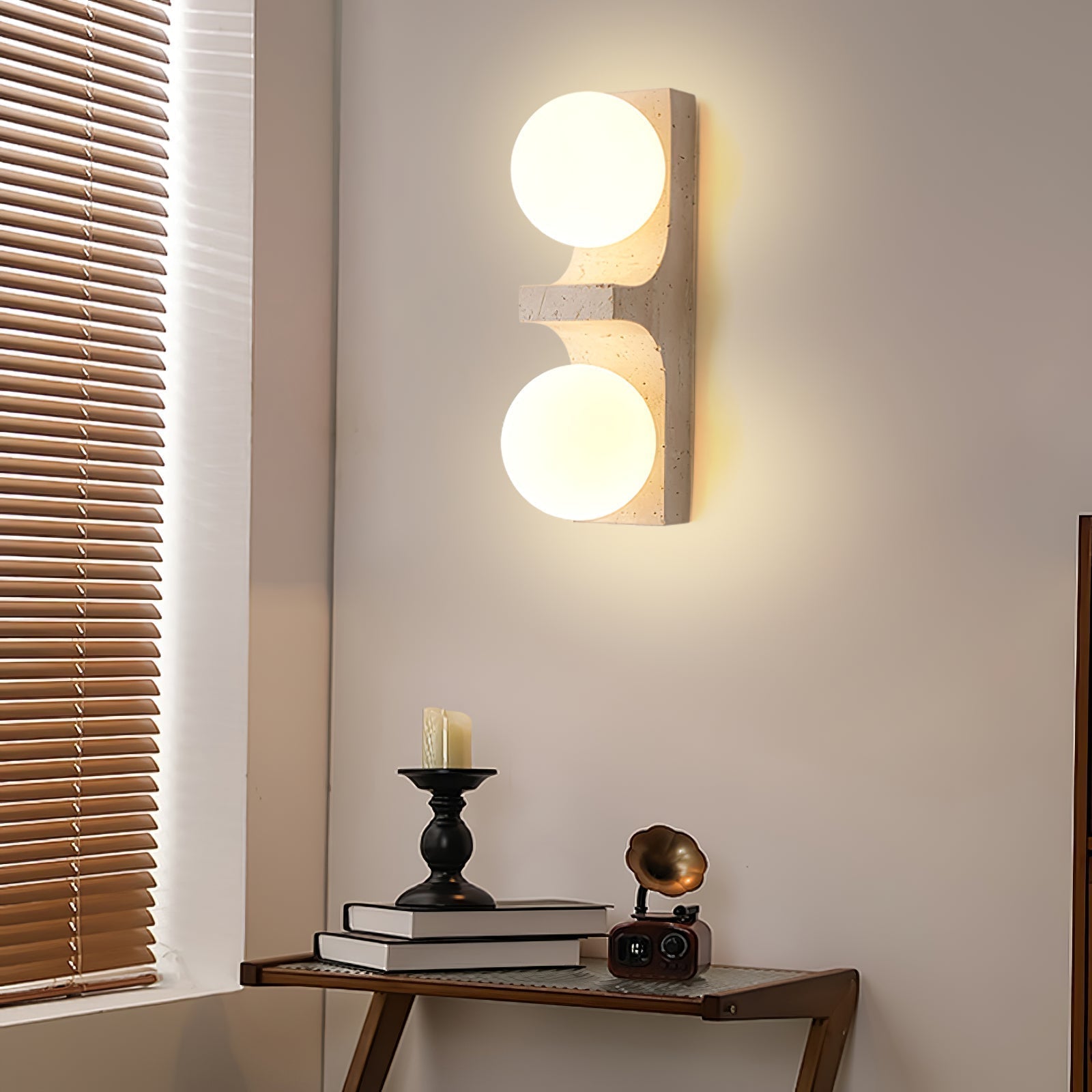 Umiren Travertine Wall Light - Neutralighting