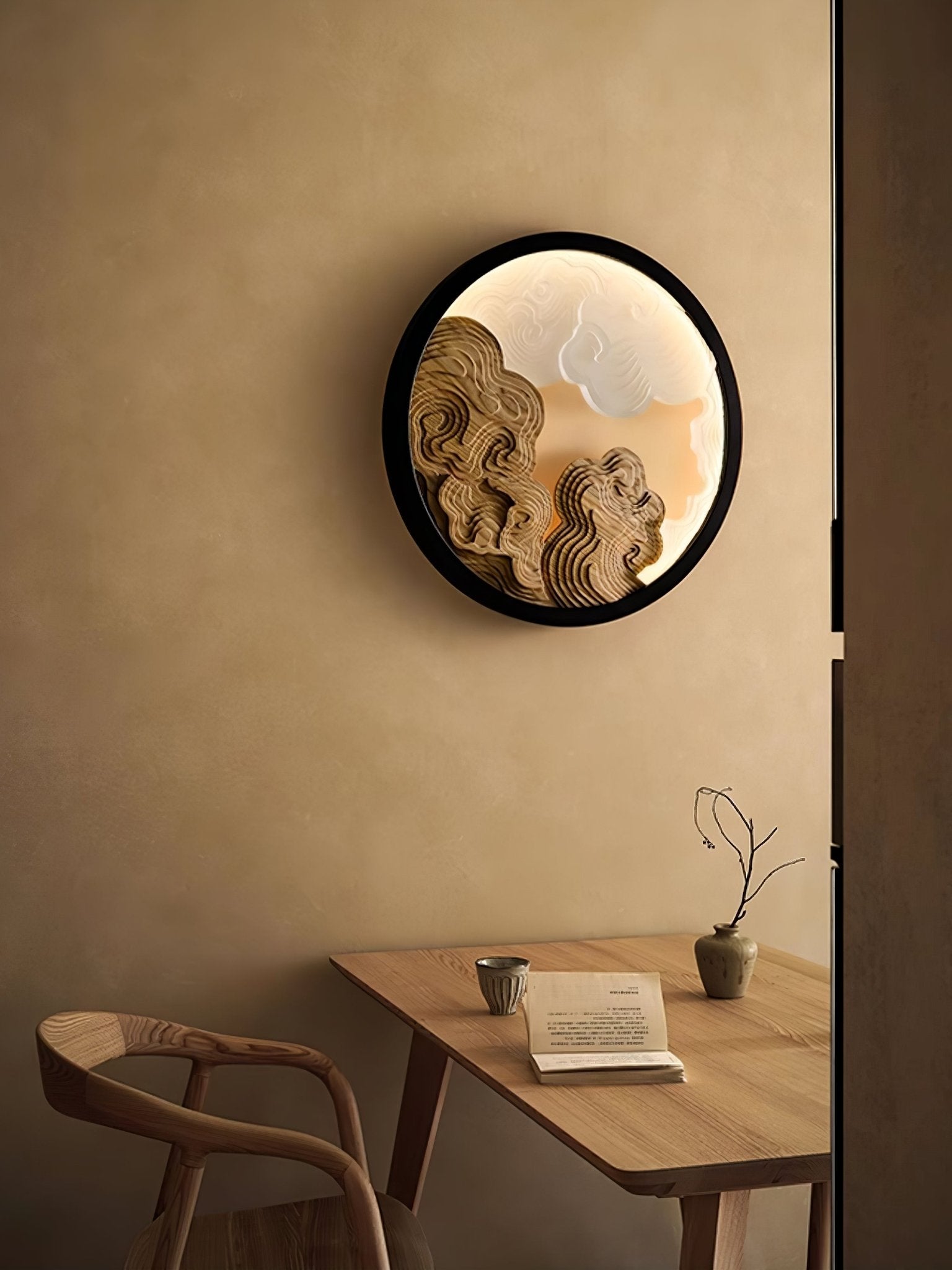 Grayson Modern Wood Wall Lamp - Blowlighting
