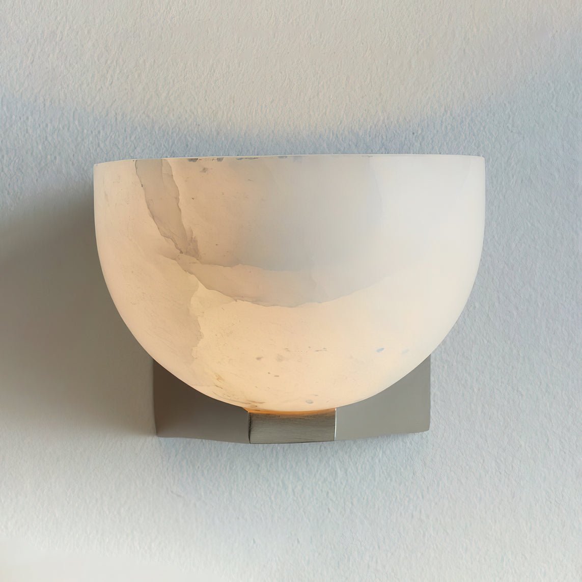 Corvina Bowl Alabaster Wall Light - Neutralighting