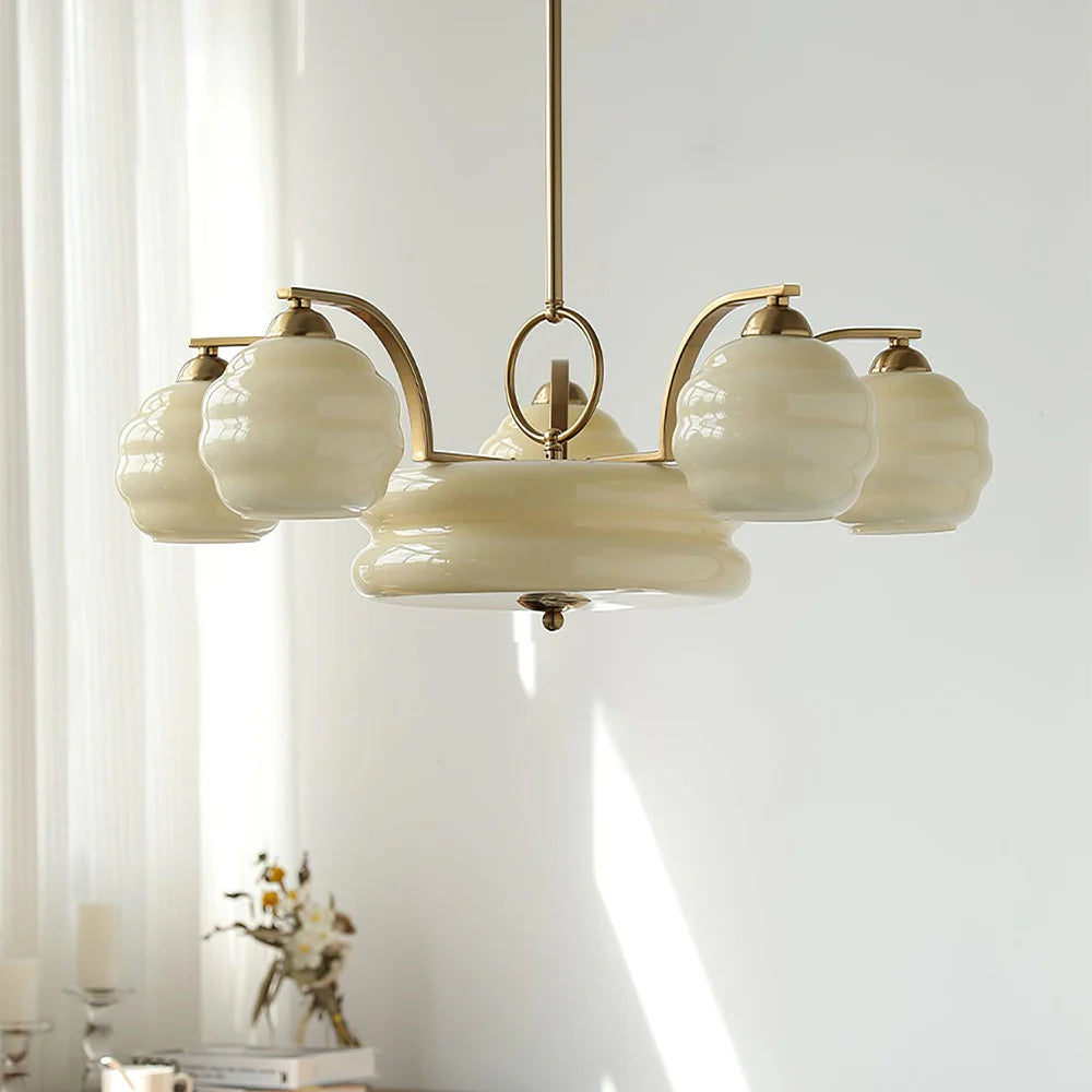 Valentina Lusso Lanpade a Sospensione Metallo Vetro Camera da Letto Soggiorno