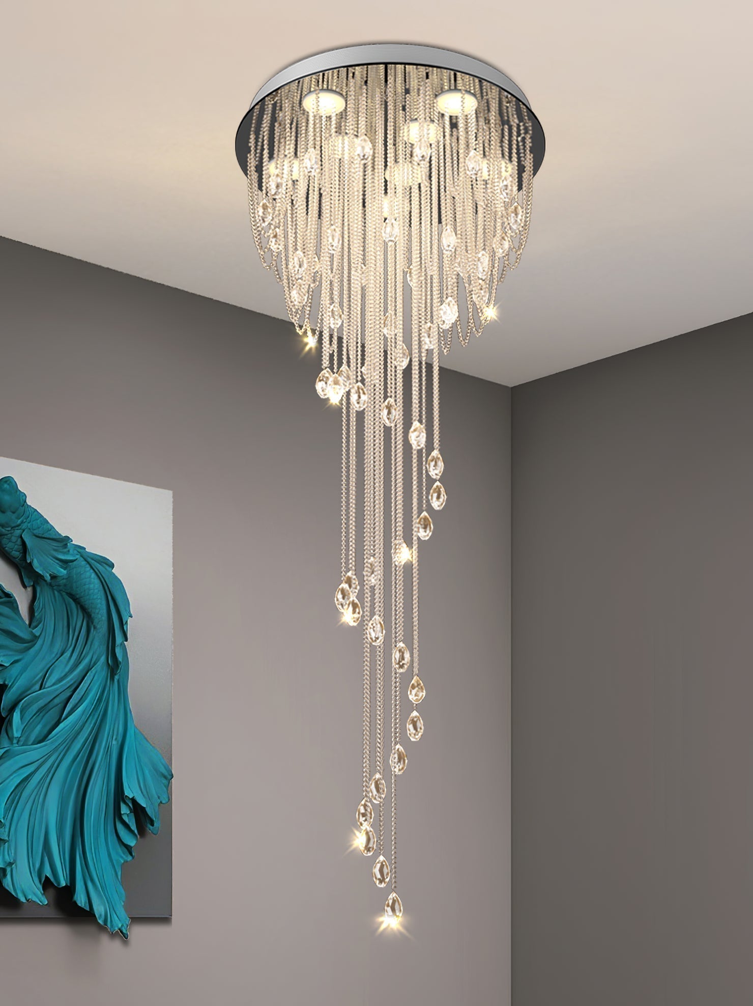 Classic Symphony Spiral Chandelier - Blowlighting