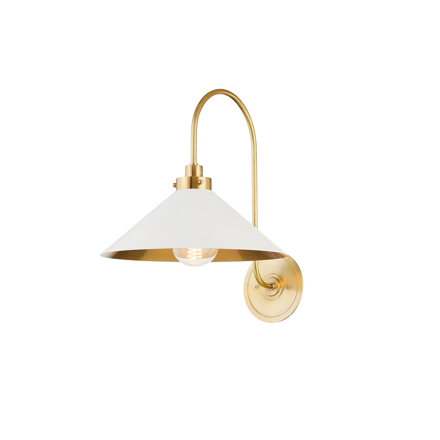 Silva Applique da Interno Vintage in Ottone