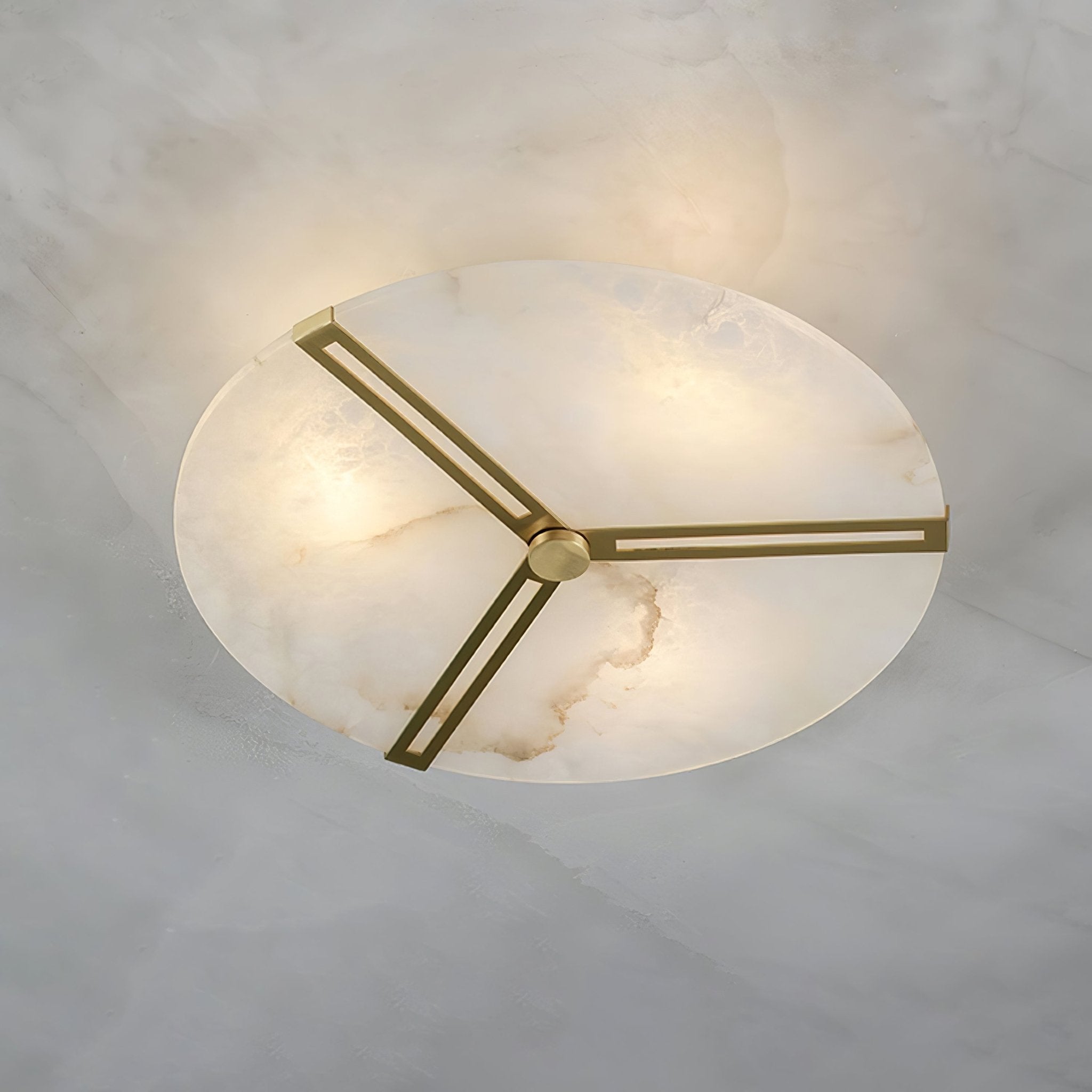 Aveline Alabaster Flush Mount Ceiling Light - Neutralighting