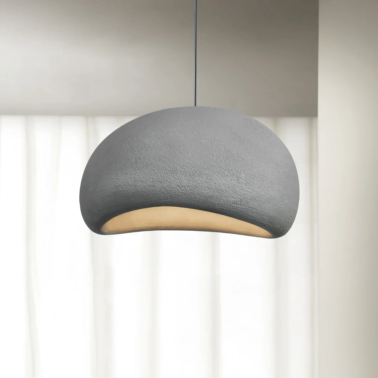 Aria Lampada a Sospensione Sferica a Nuvola in Stile Wabi-Sabi