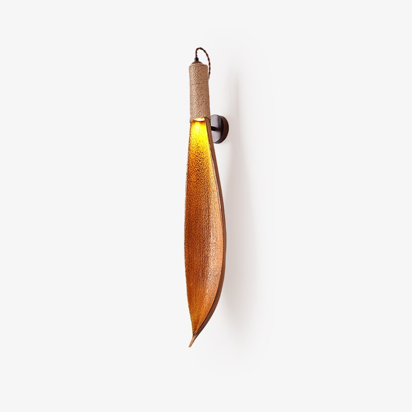 Cocoa Leaf Wall Sconce - Blowlighting