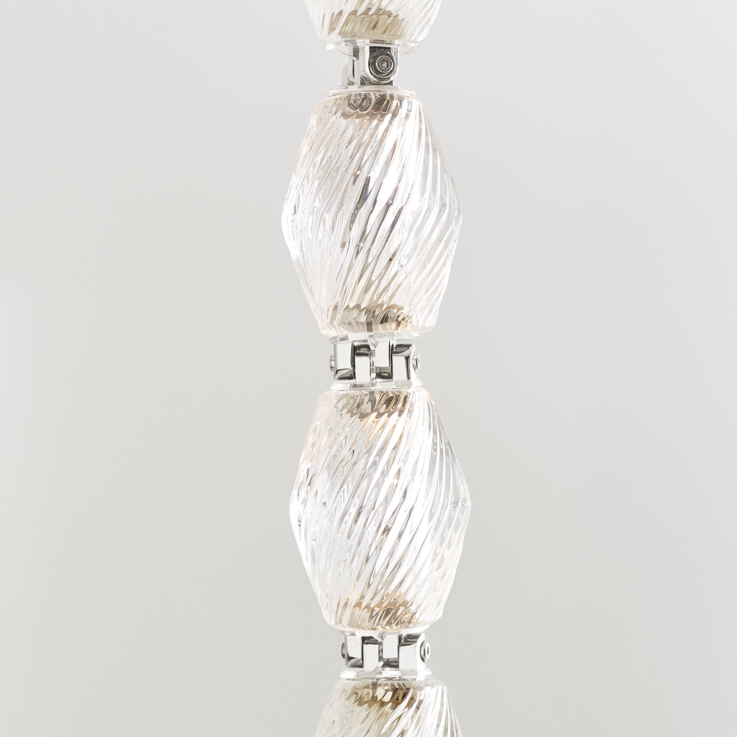 Karma Modern Minimalist Metal Glass Chandelier - Lamp Copper