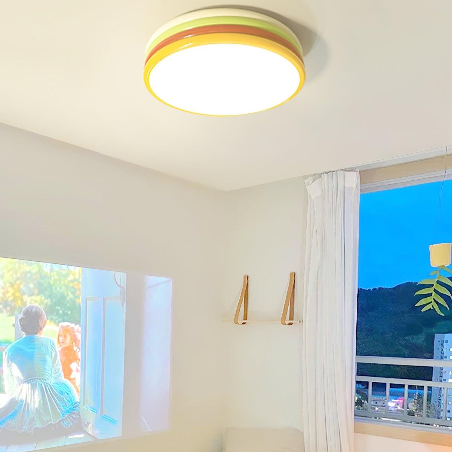 Aria Lampada da Soffitto Impilata Colorata