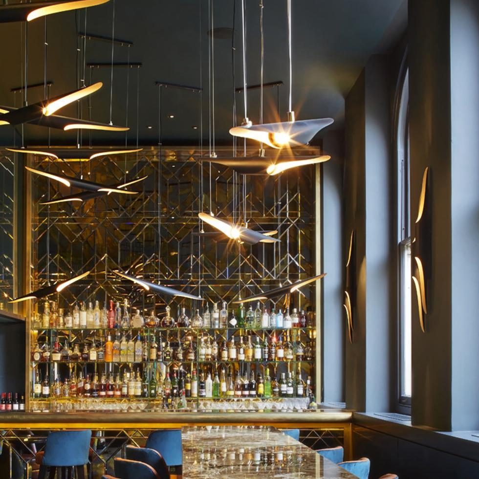 Coltrane Pipe Pendant Lights - Blowlighting