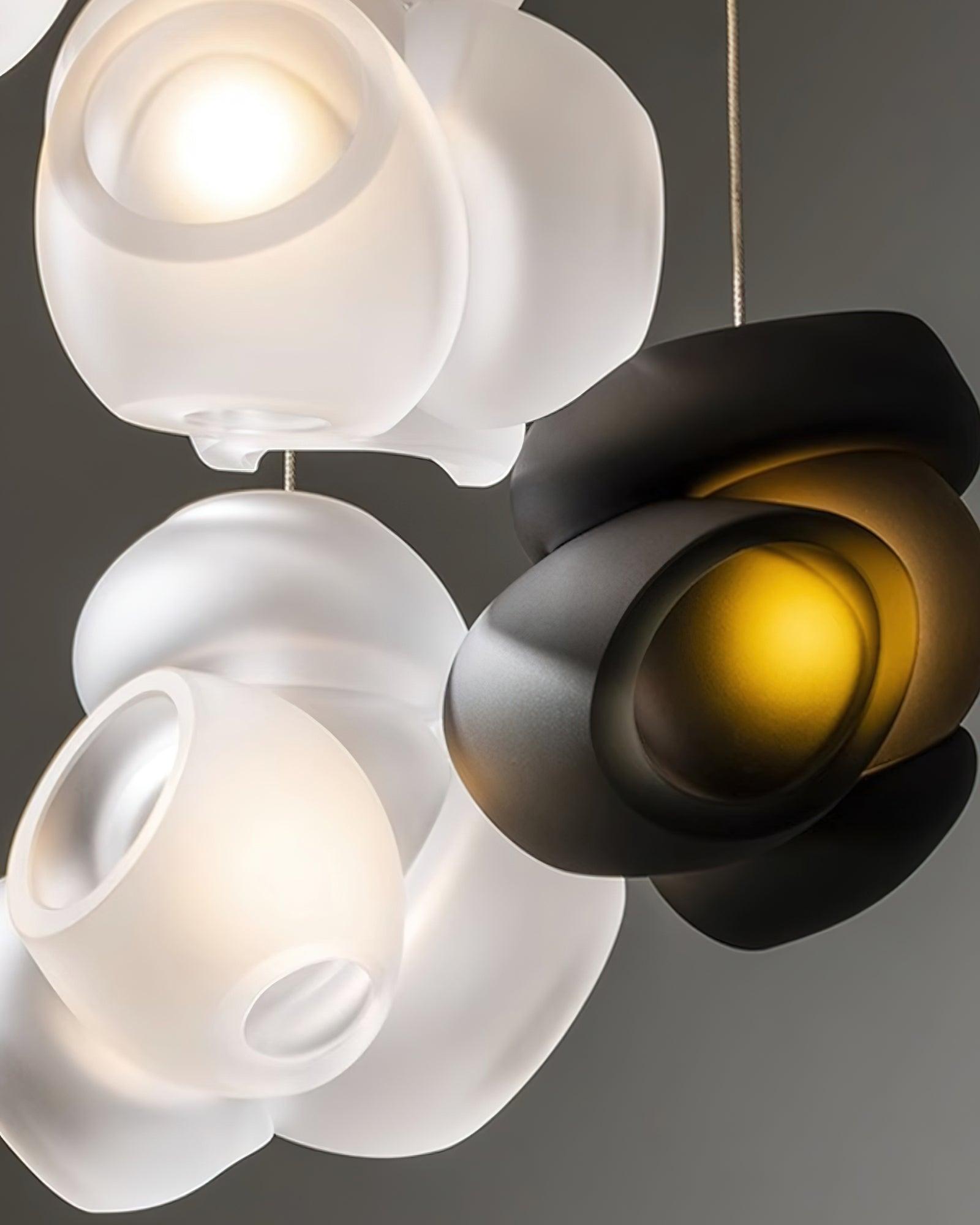 Zamarir Bubbles Cluster Metal Glass Pendant Light - Blowlighting