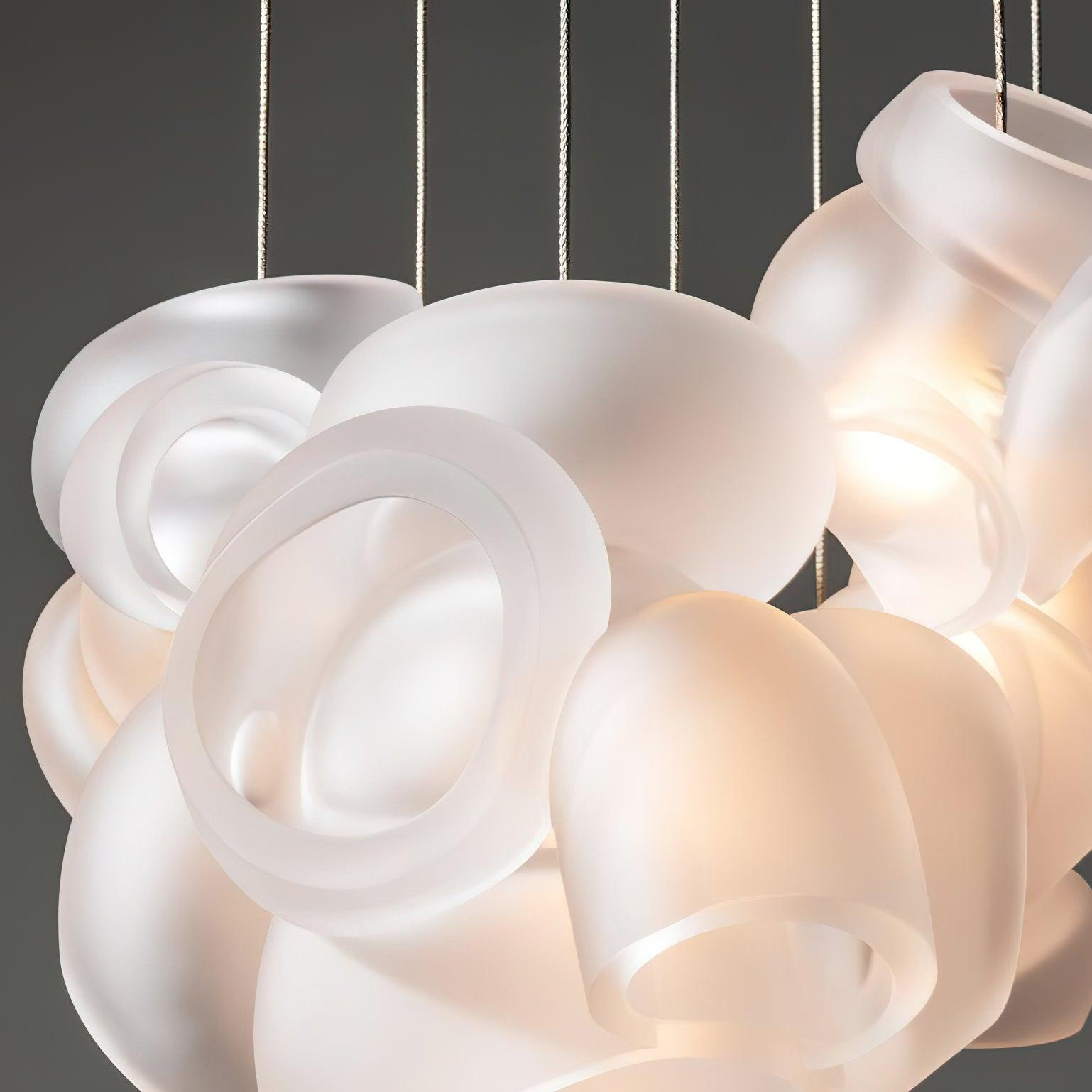 Zamarir Bubbles Cluster Metal Glass Pendant Light - Blowlighting