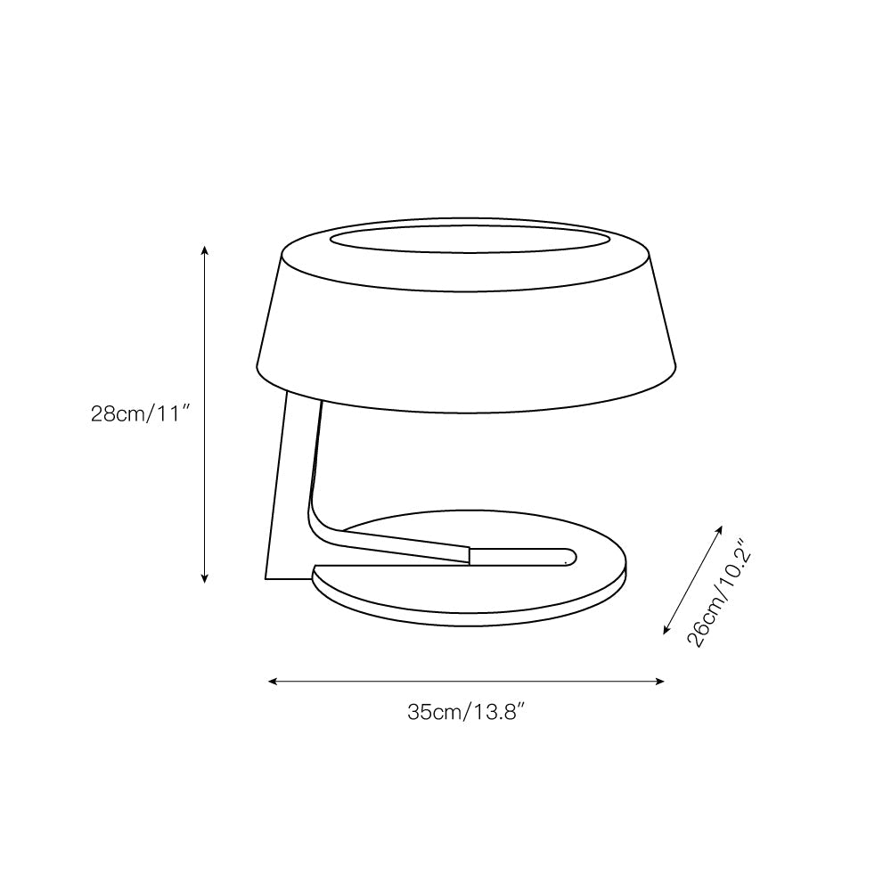 Comete Table Lamp - Lamp Copper