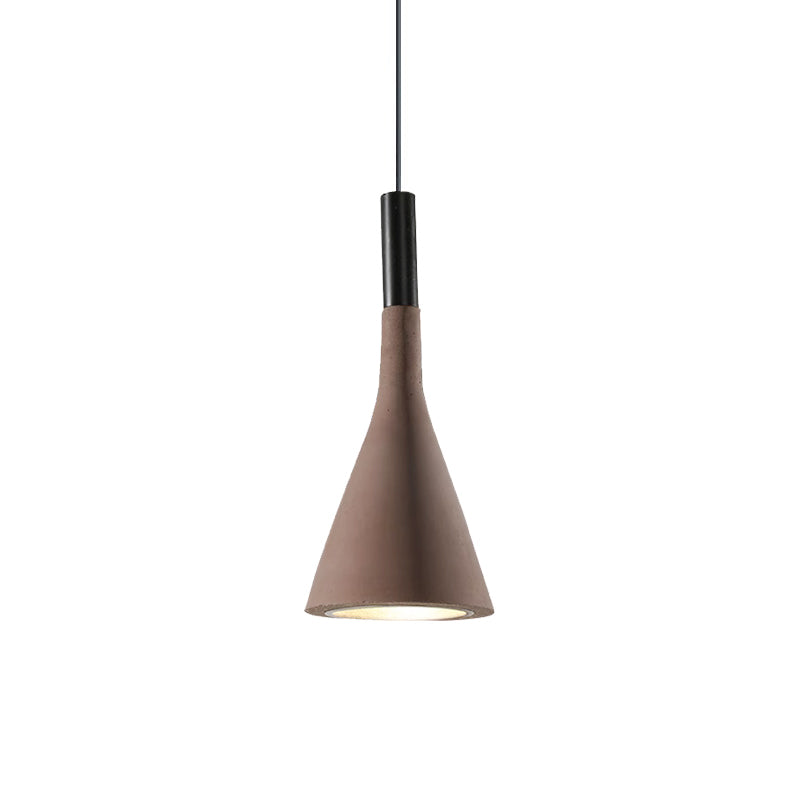 Conical Concrete Pendant Light - Blowlighting