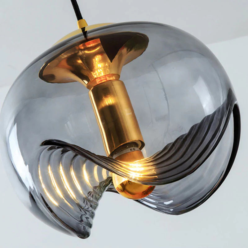 Valentina Design LED Globo Lampade a sospensione Nero Vetro Bar