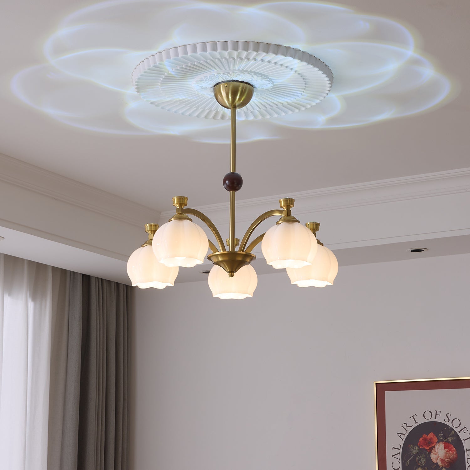 Corinne Arc Chandelier - Blowlighting