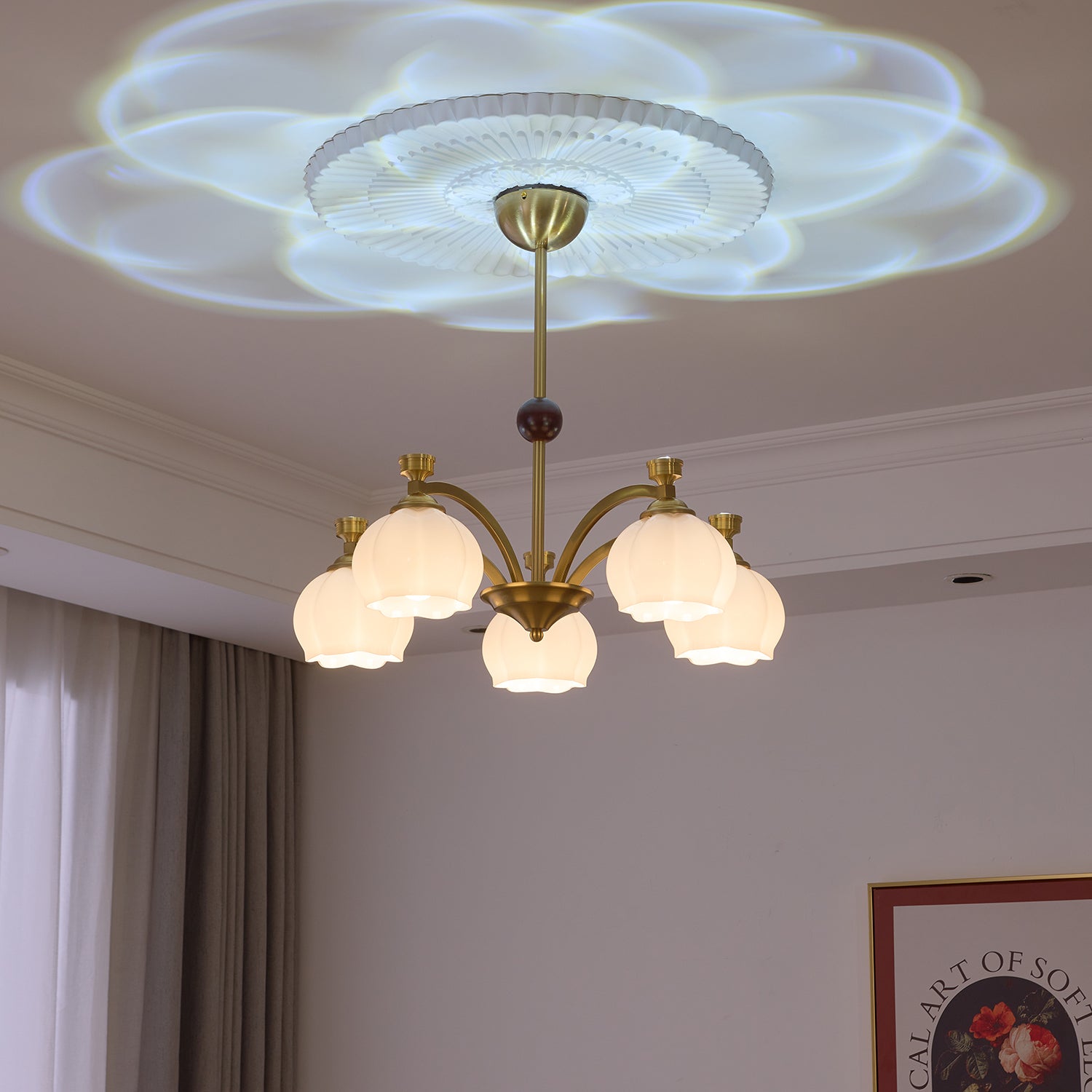 Corinne Arc Chandelier - Blowlighting