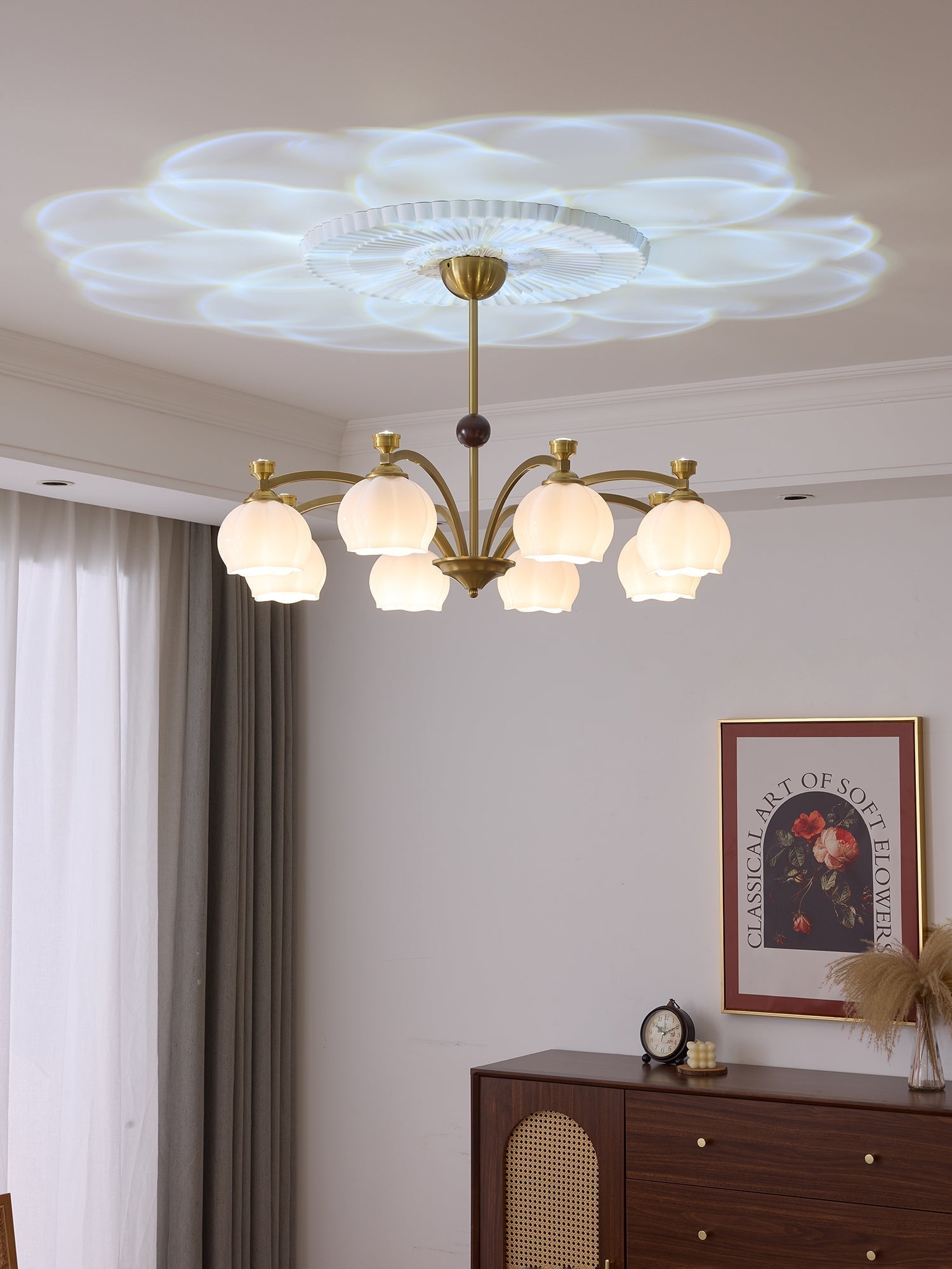 Corinne Arc Chandelier - Blowlighting