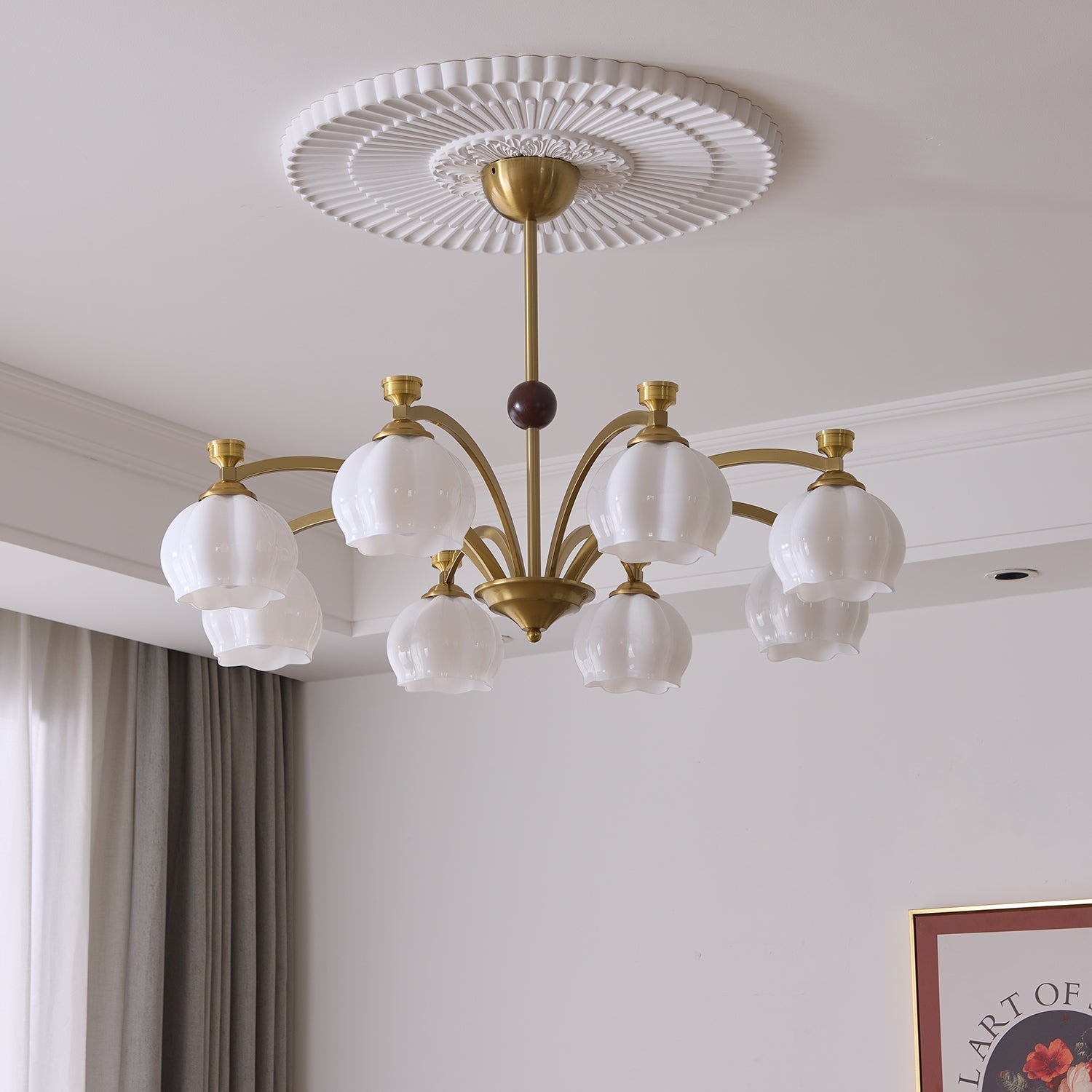 Corinne Arc Chandelier - Blowlighting