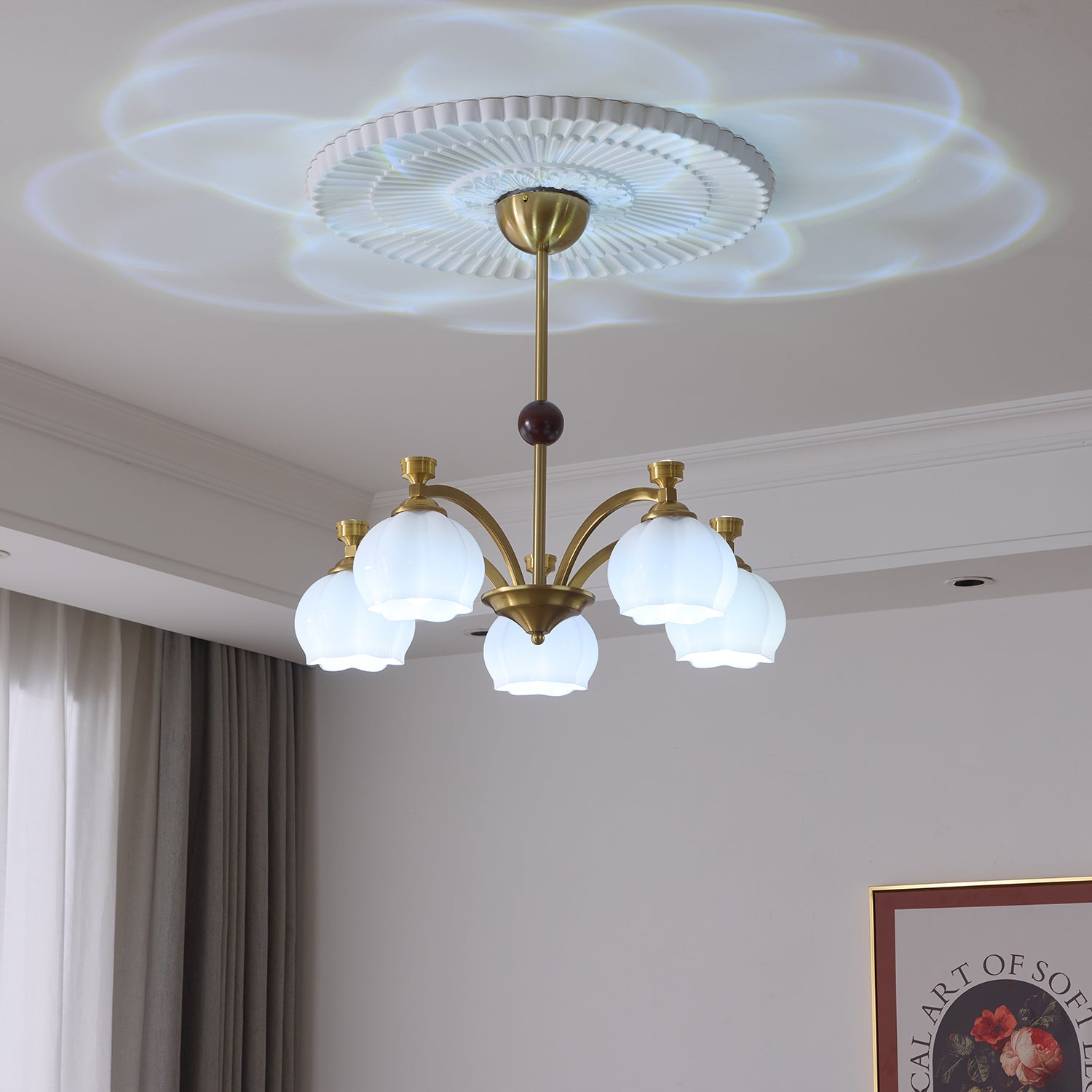 Corinne Arc Chandelier - Blowlighting