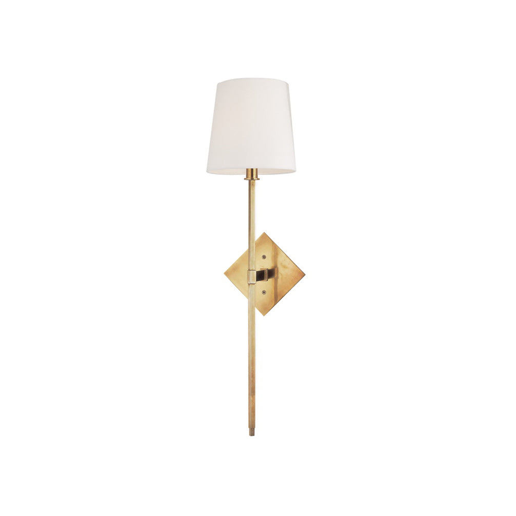 Kismet Modern Minimalist Brass Metal Fabric Wall Lamp - Lamp Copper