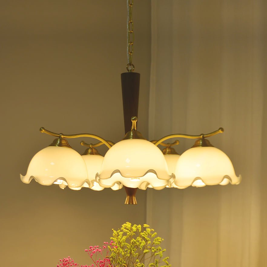 Orchid Vintage Glass Chandelier - Blowlighting