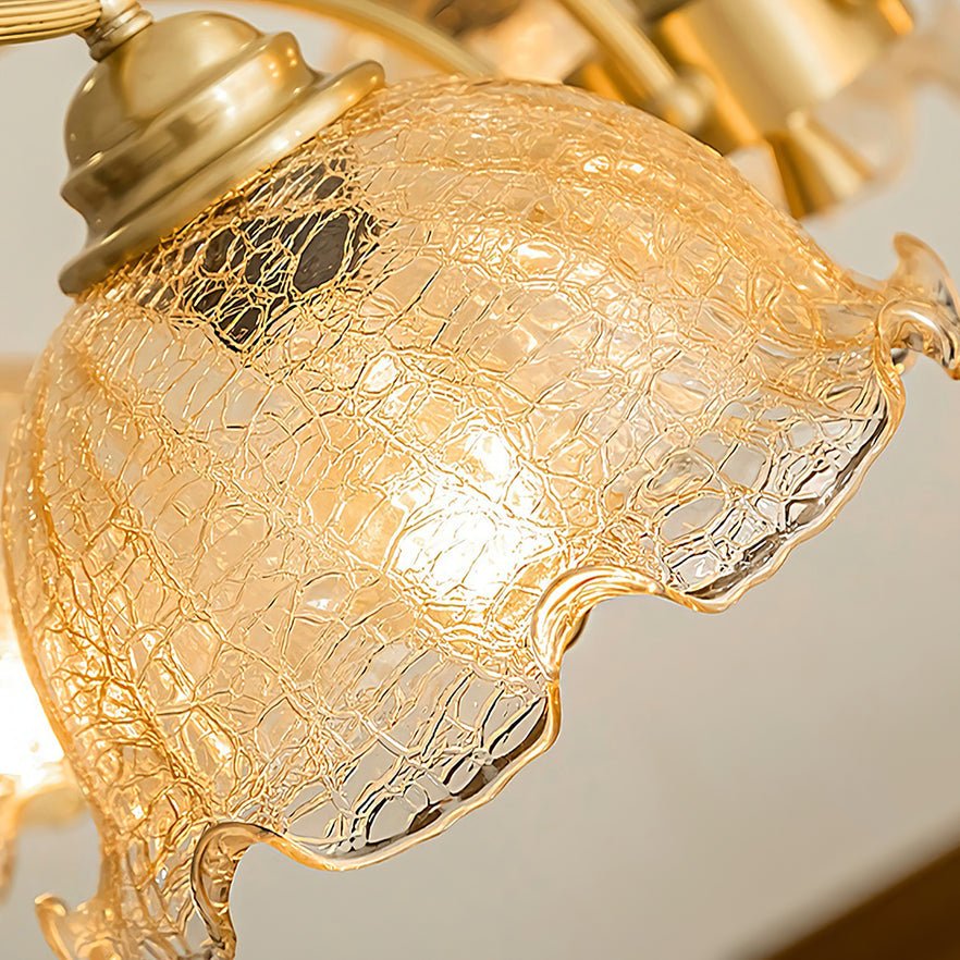 Orchid Vintage Glass Chandelier - Blowlighting